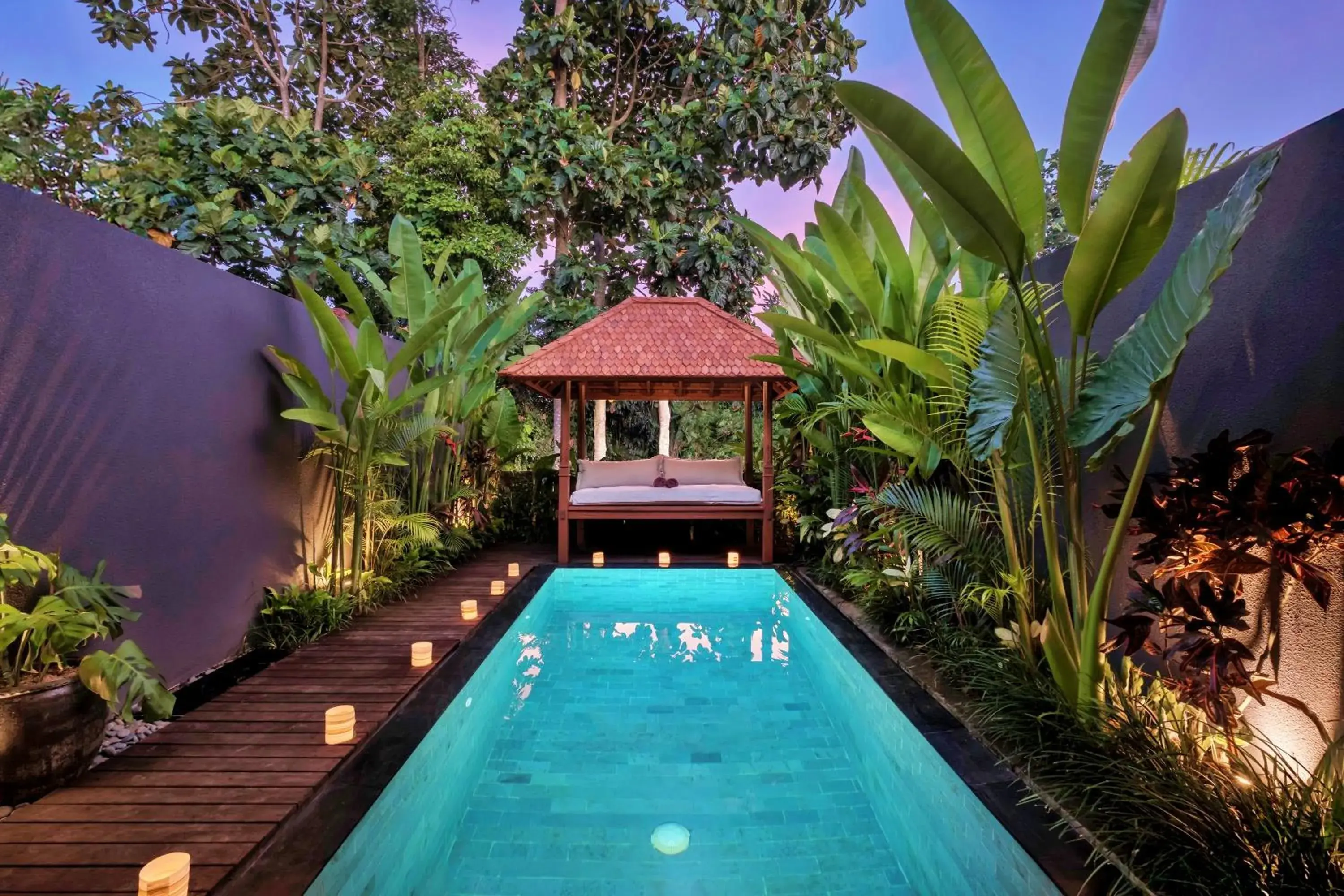 Premier Pool Villa with One-time Complimentary Candlelight Dinner in Mayaloka Villas Ubud Premier Pool Villa with One-time Complimentary Candlelight Dinner in Mayaloka Villas Ubud