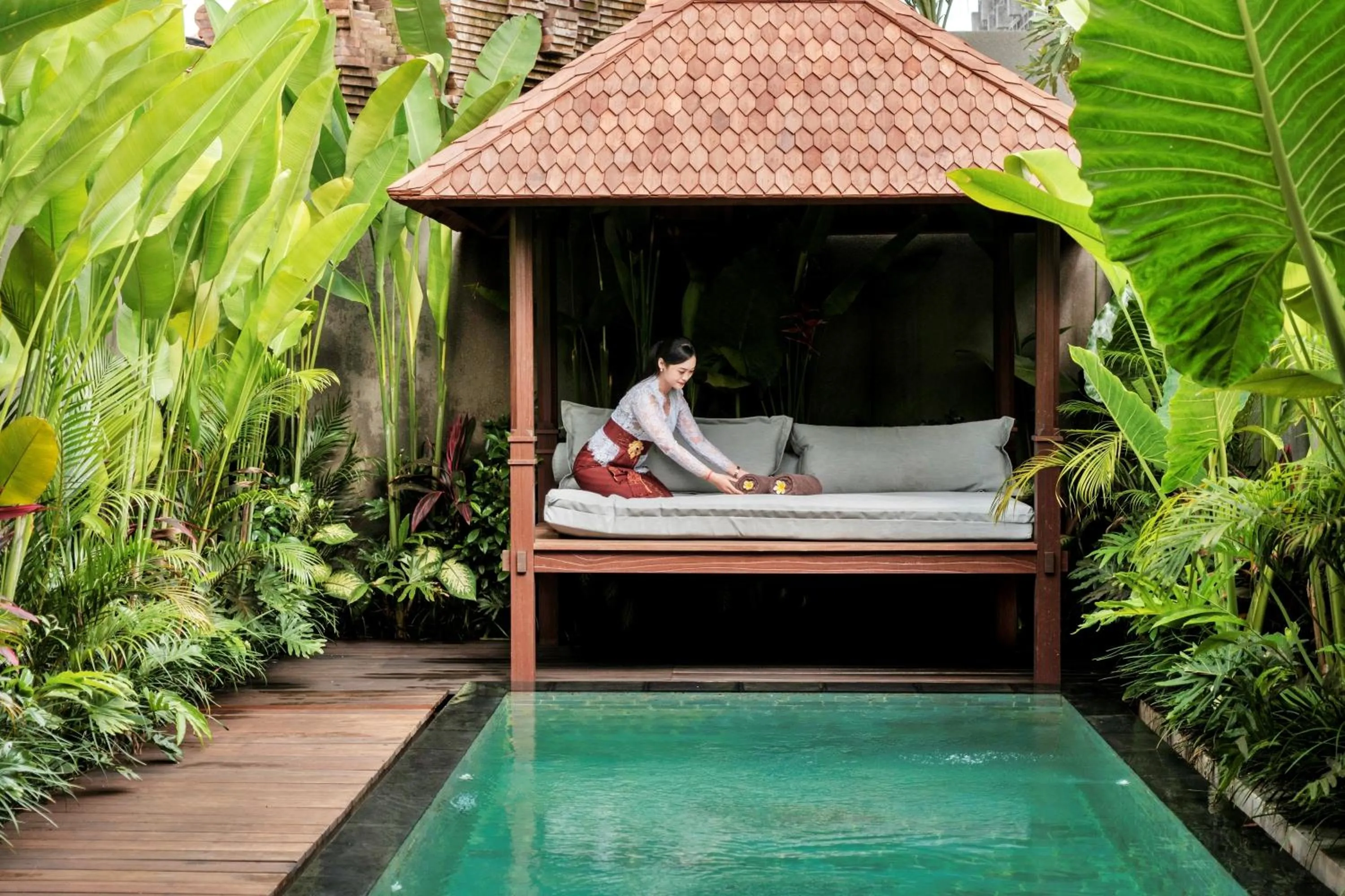 Balcony/Terrace in Mayaloka Villas Ubud