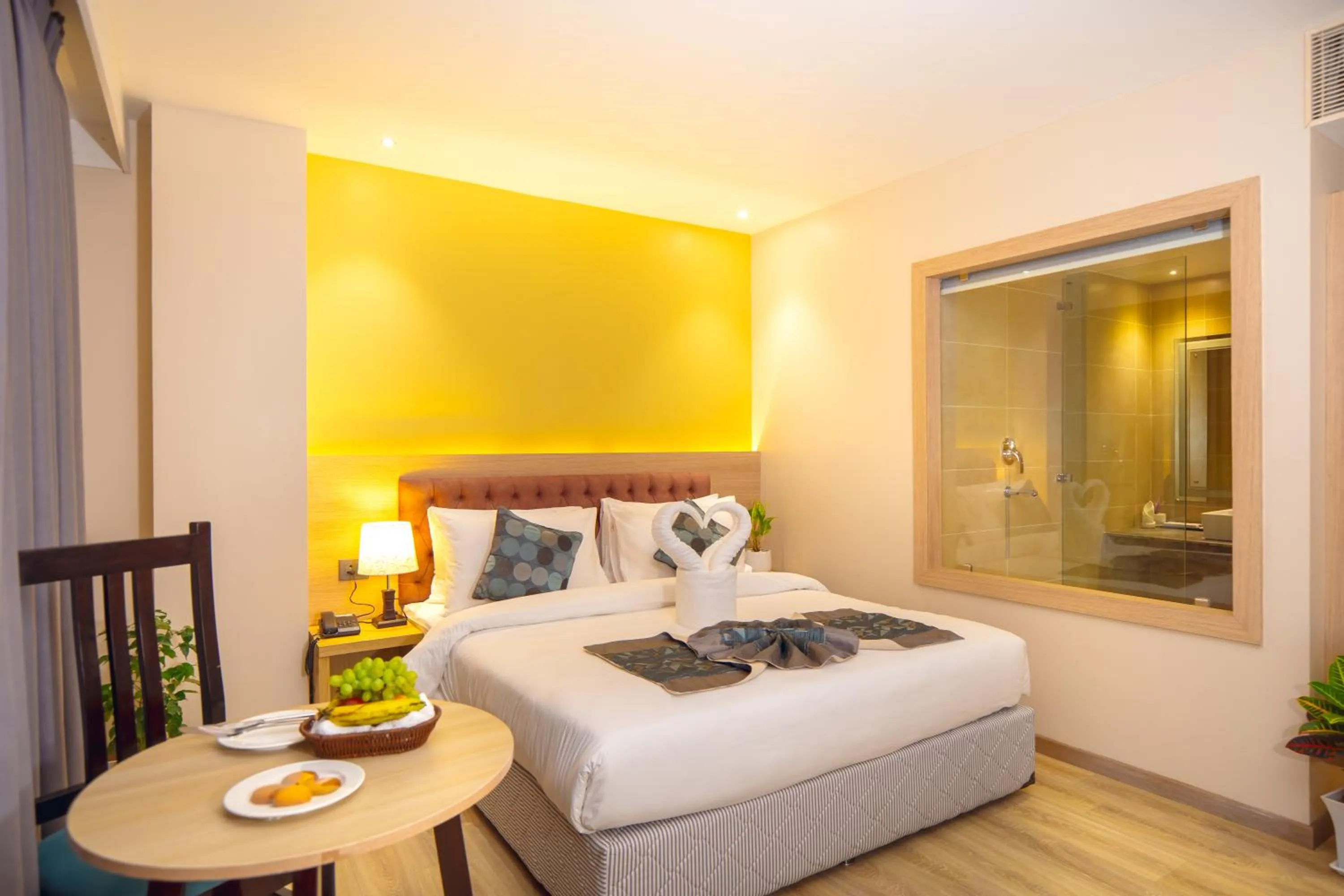 Bed in Velvet Luxe Hotel