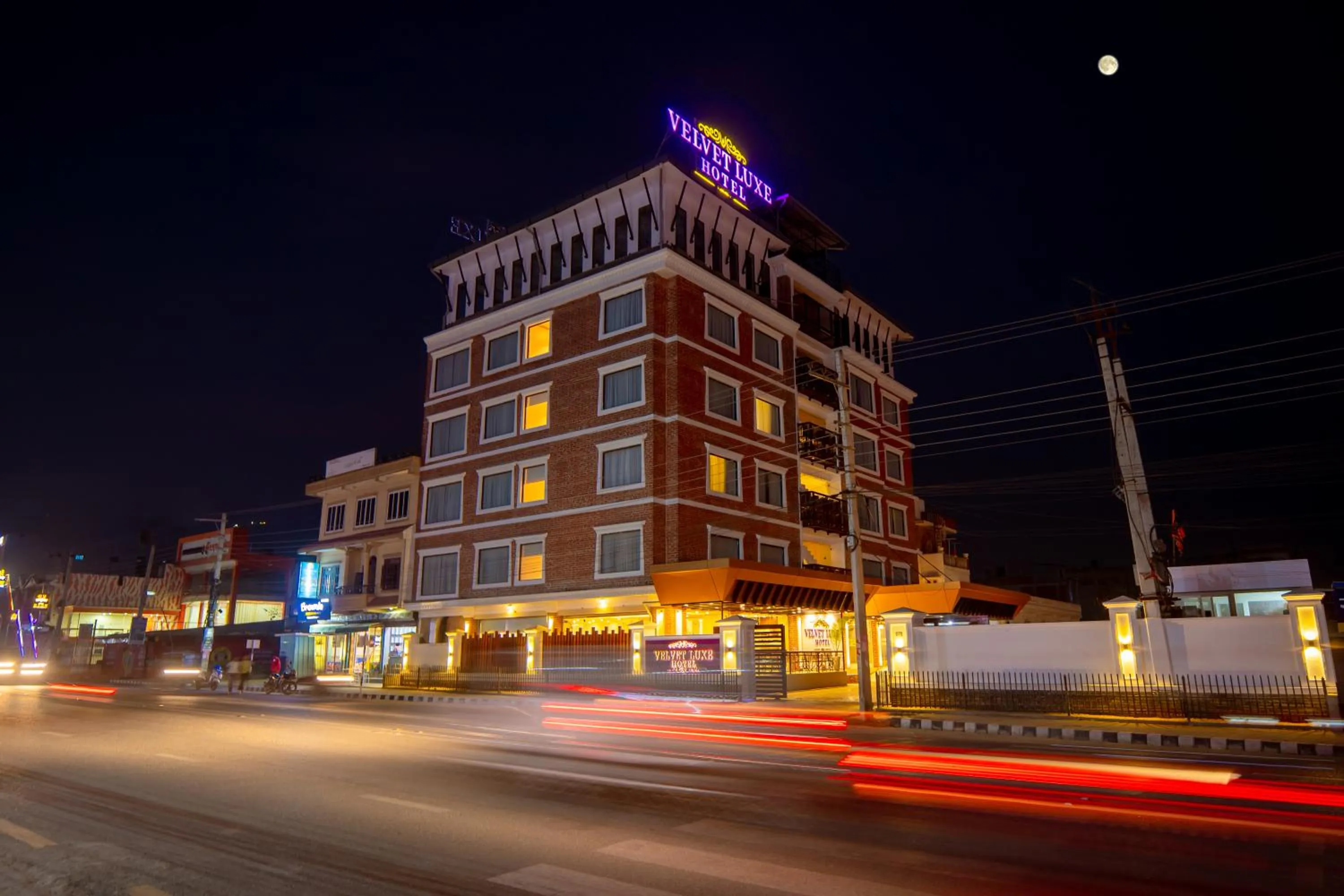 Property building in Velvet Luxe Hotel