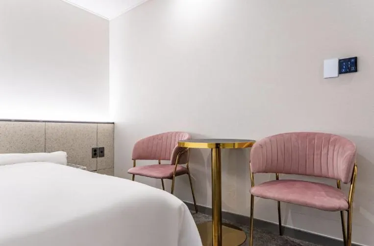 Bed in Hotel 7 Bricks Gwangju Sangmu