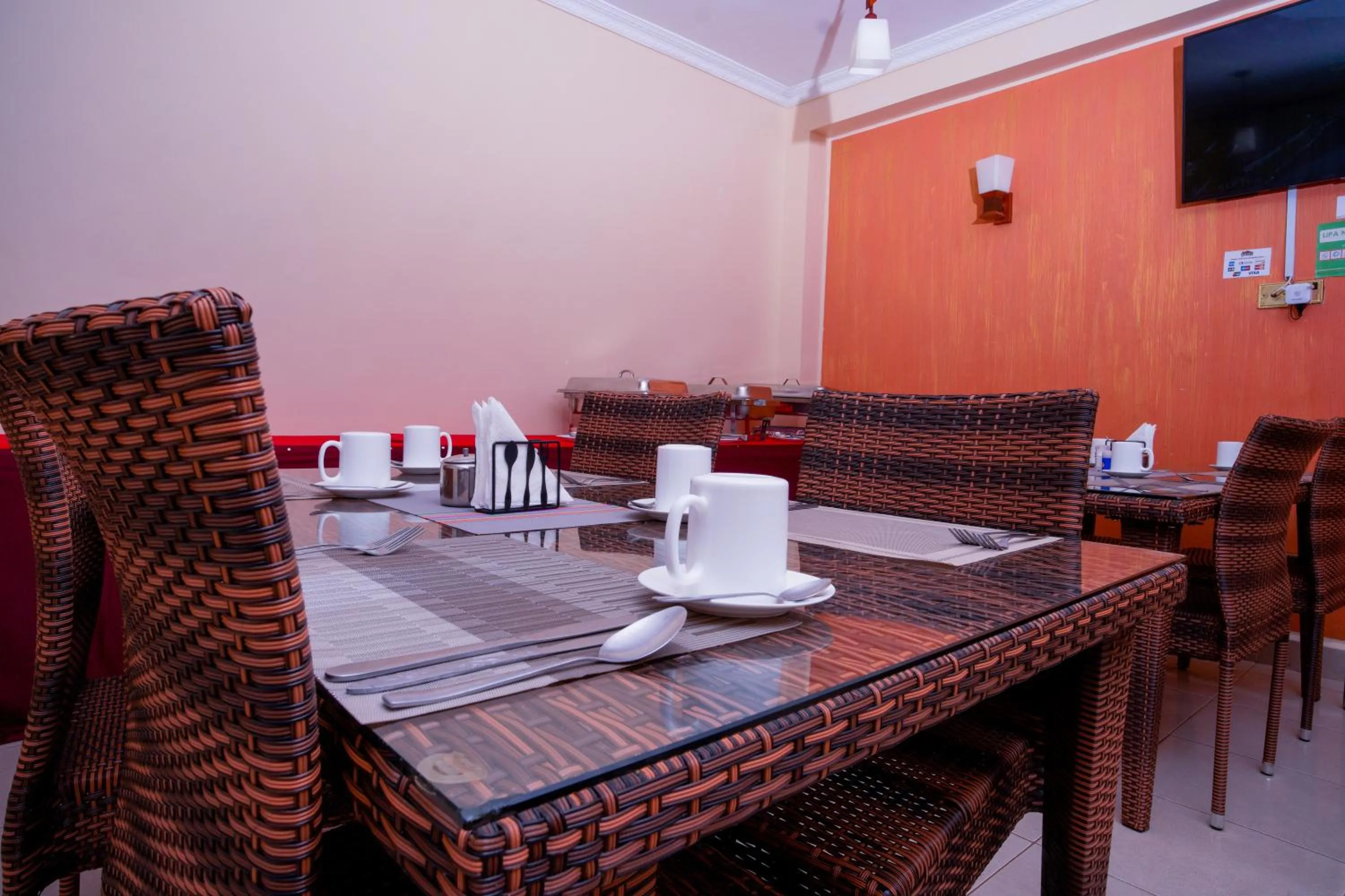 Dining area in Davis Court