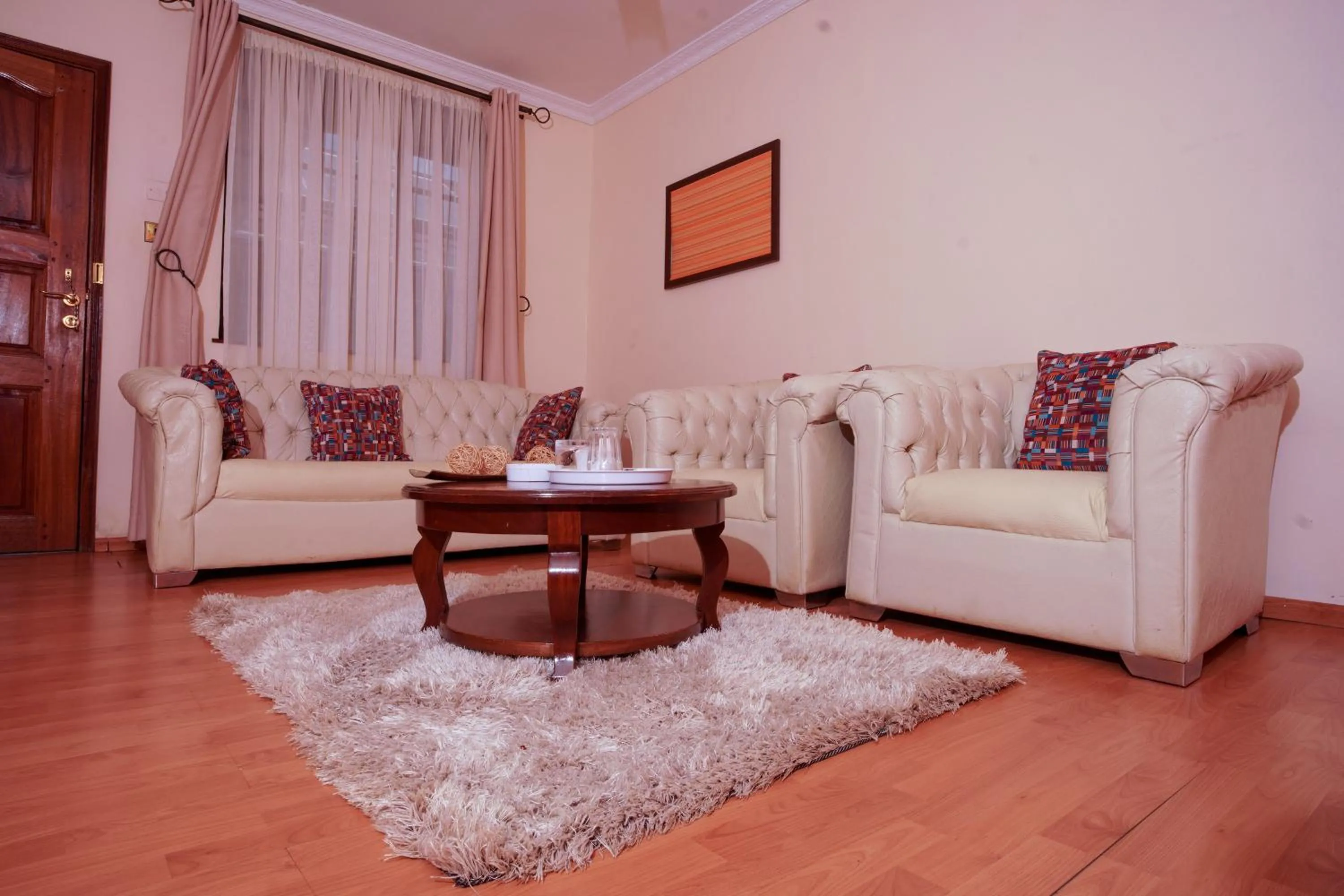 Living room in Davis Court