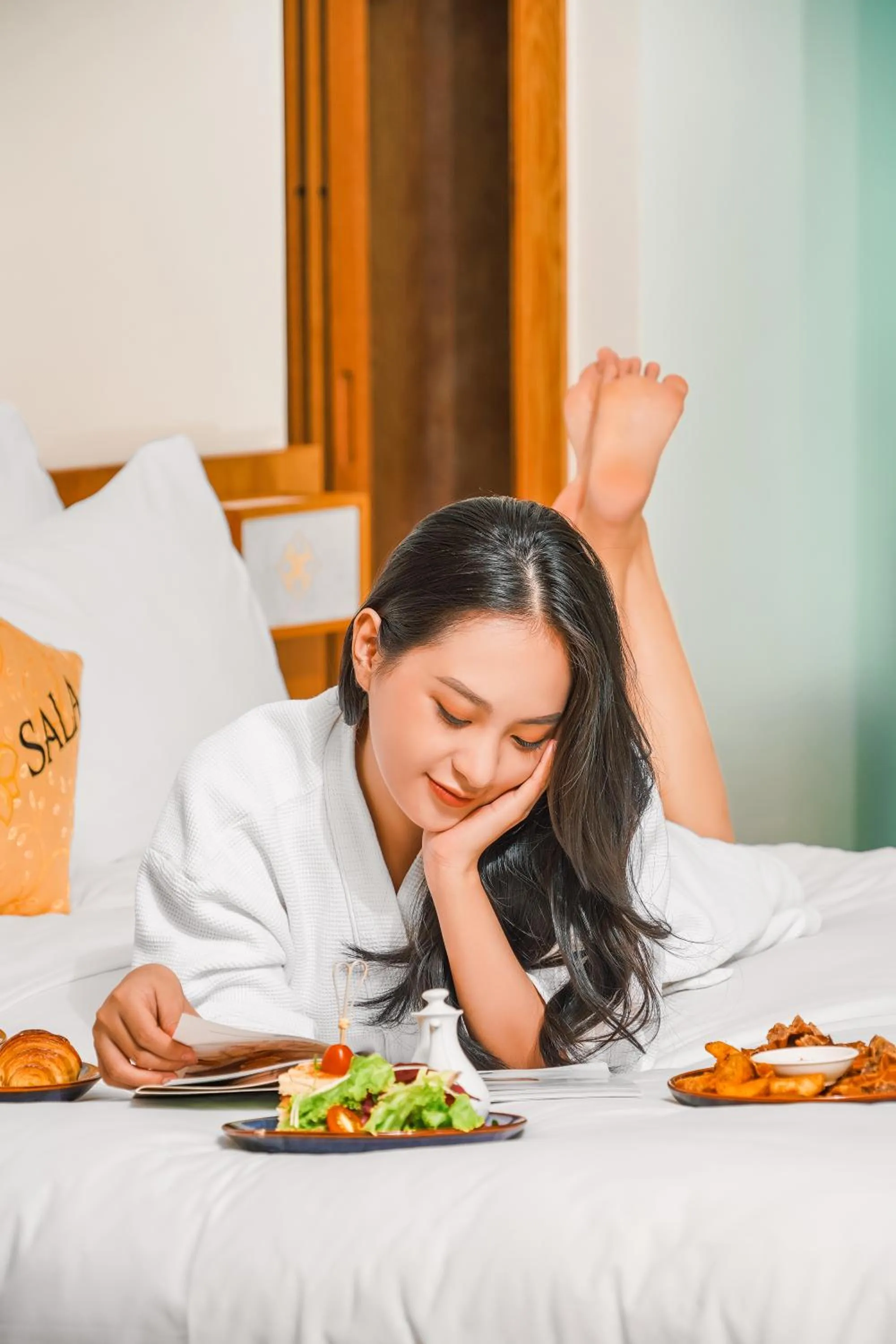 Guests, Bed in Sala Quy Nhon Beach Hotel