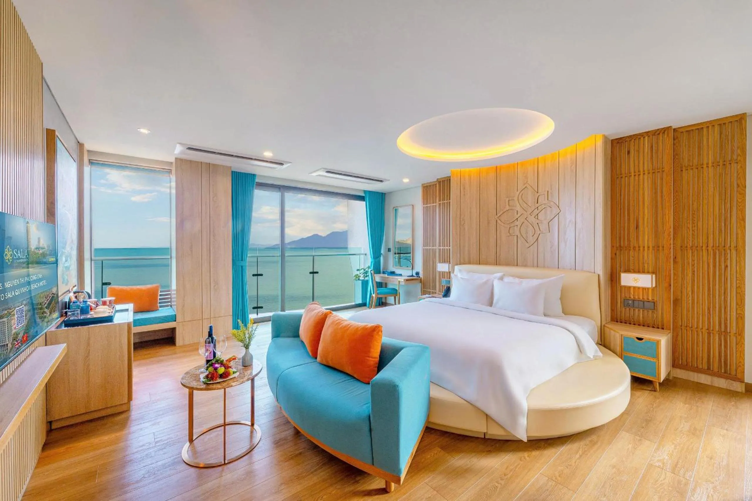 Bedroom, Bed in Sala Quy Nhon Beach Hotel
