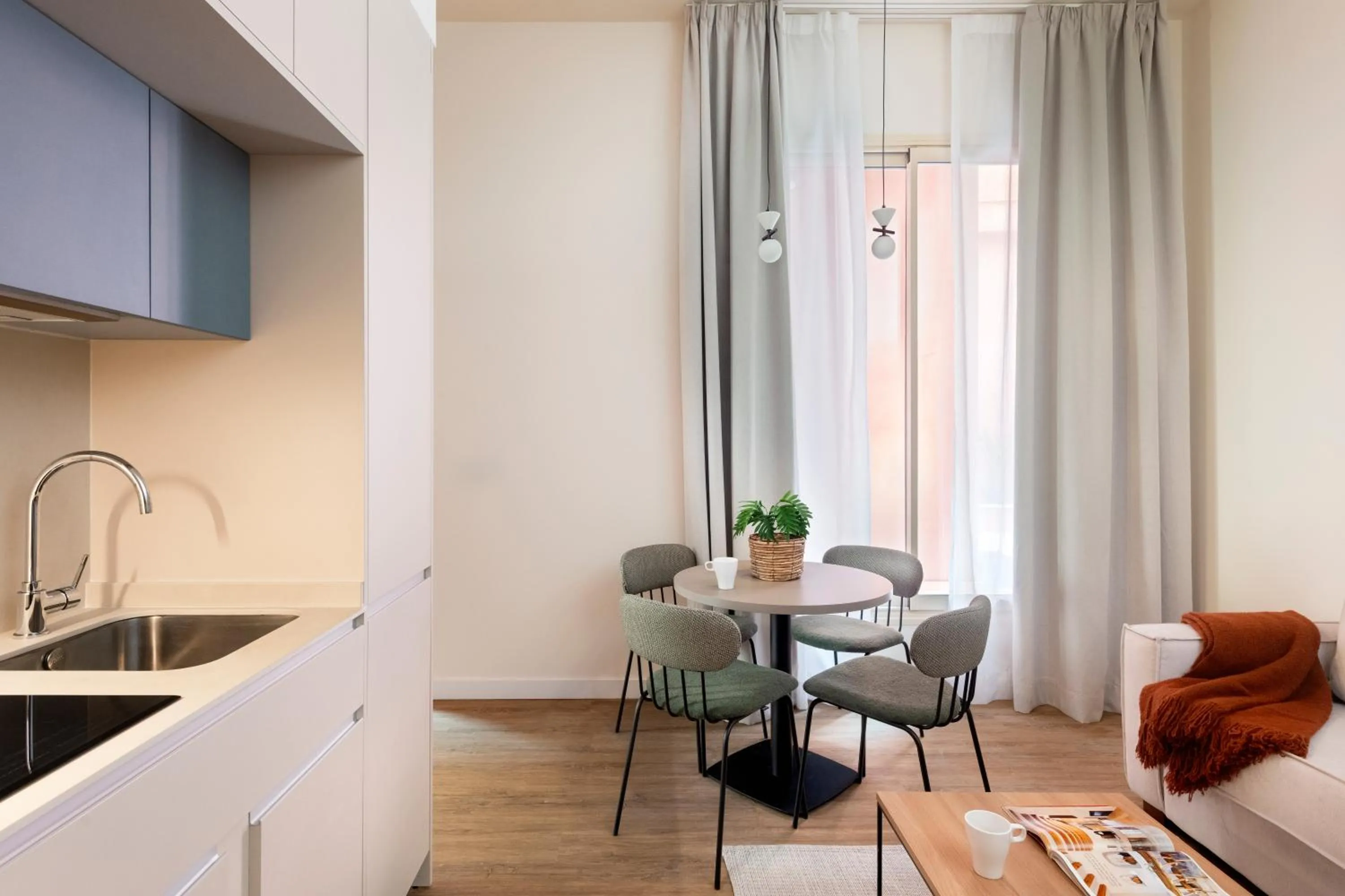 Kitchen or kitchenette in Magno Apartments Clavellinas
