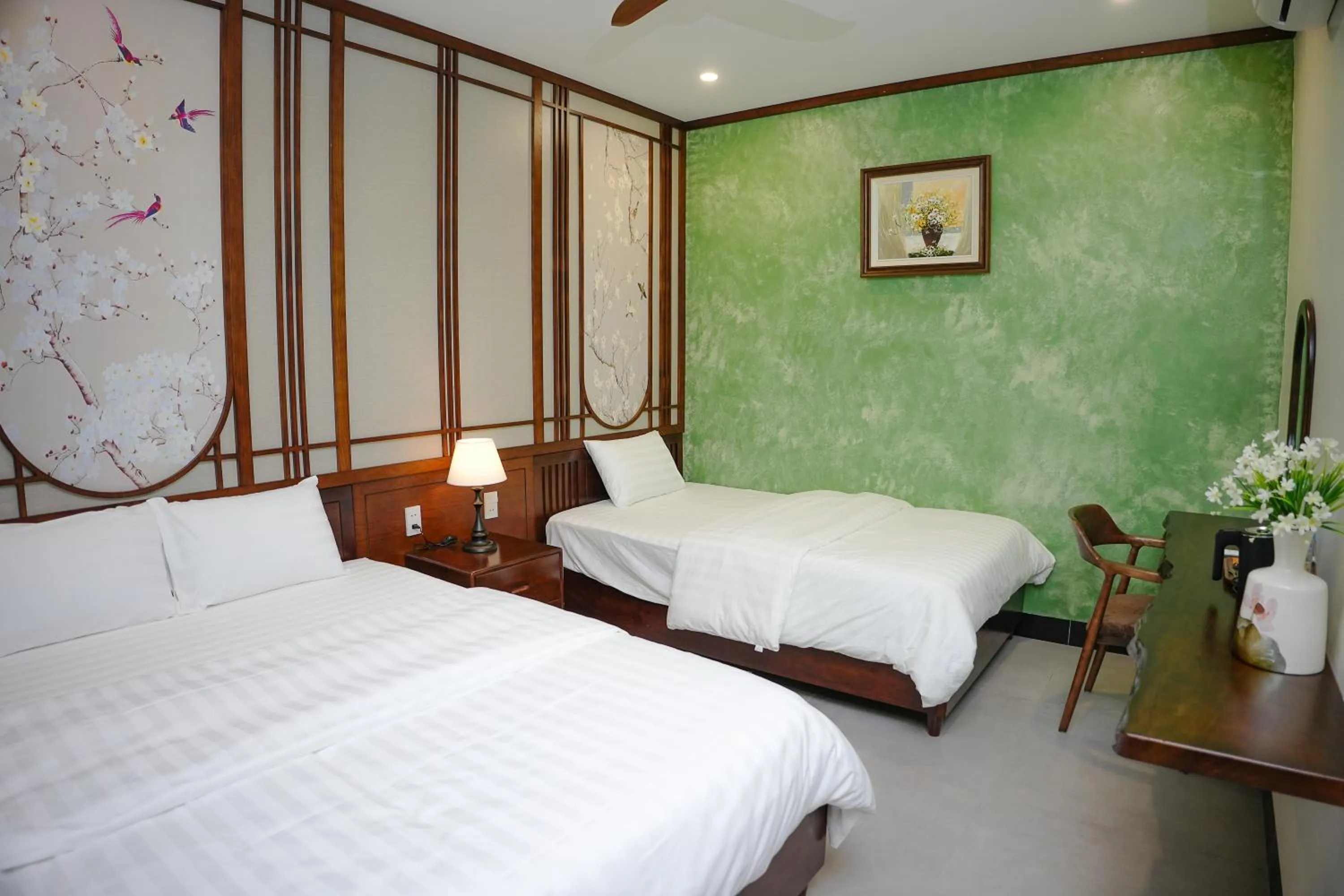 Bed in Serena Tam Coc Hotel & Villa