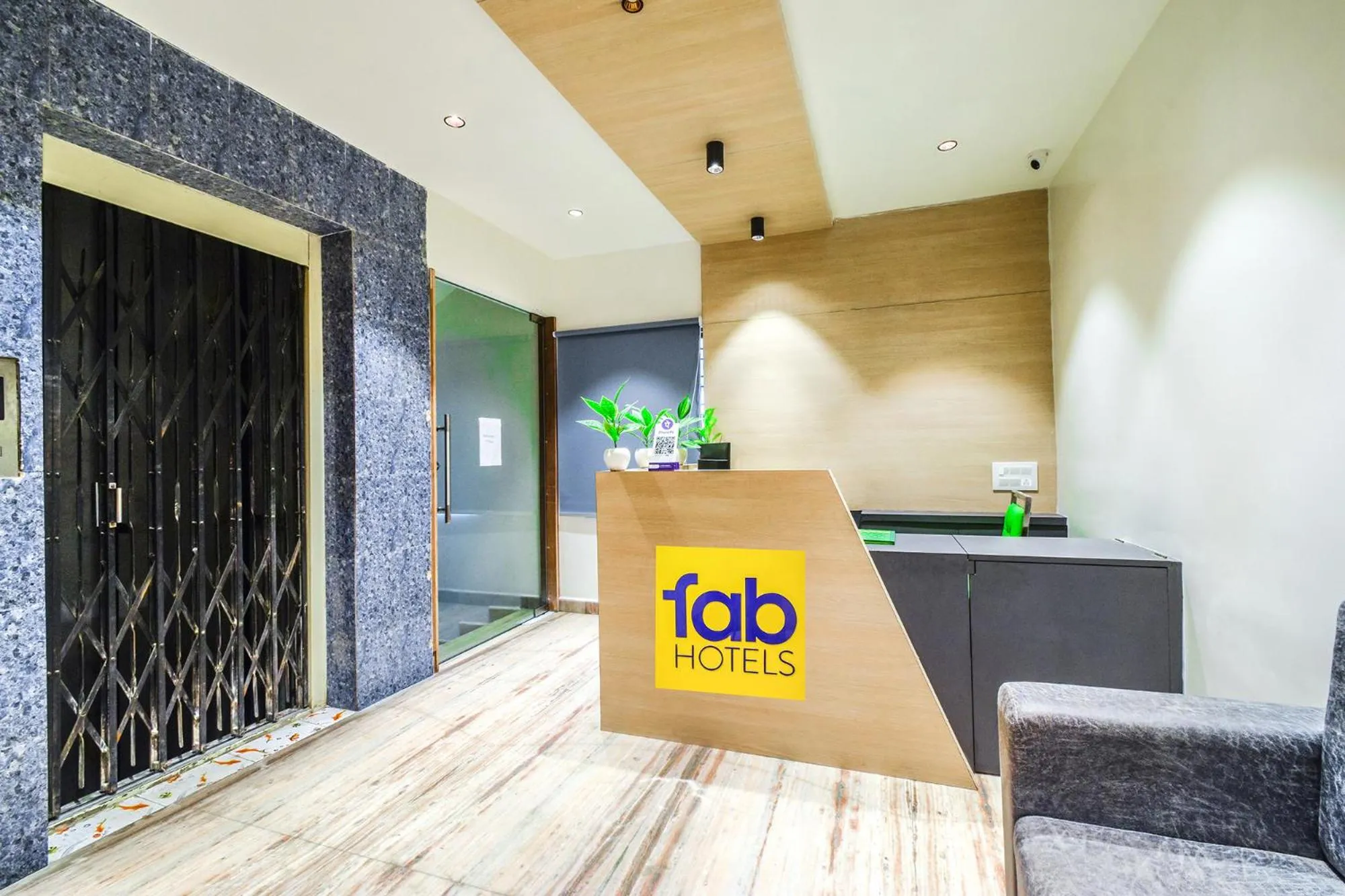 Lobby or reception in FabHotel Prime Adhirath Grand-Nr Madhapur-Hitech CIty