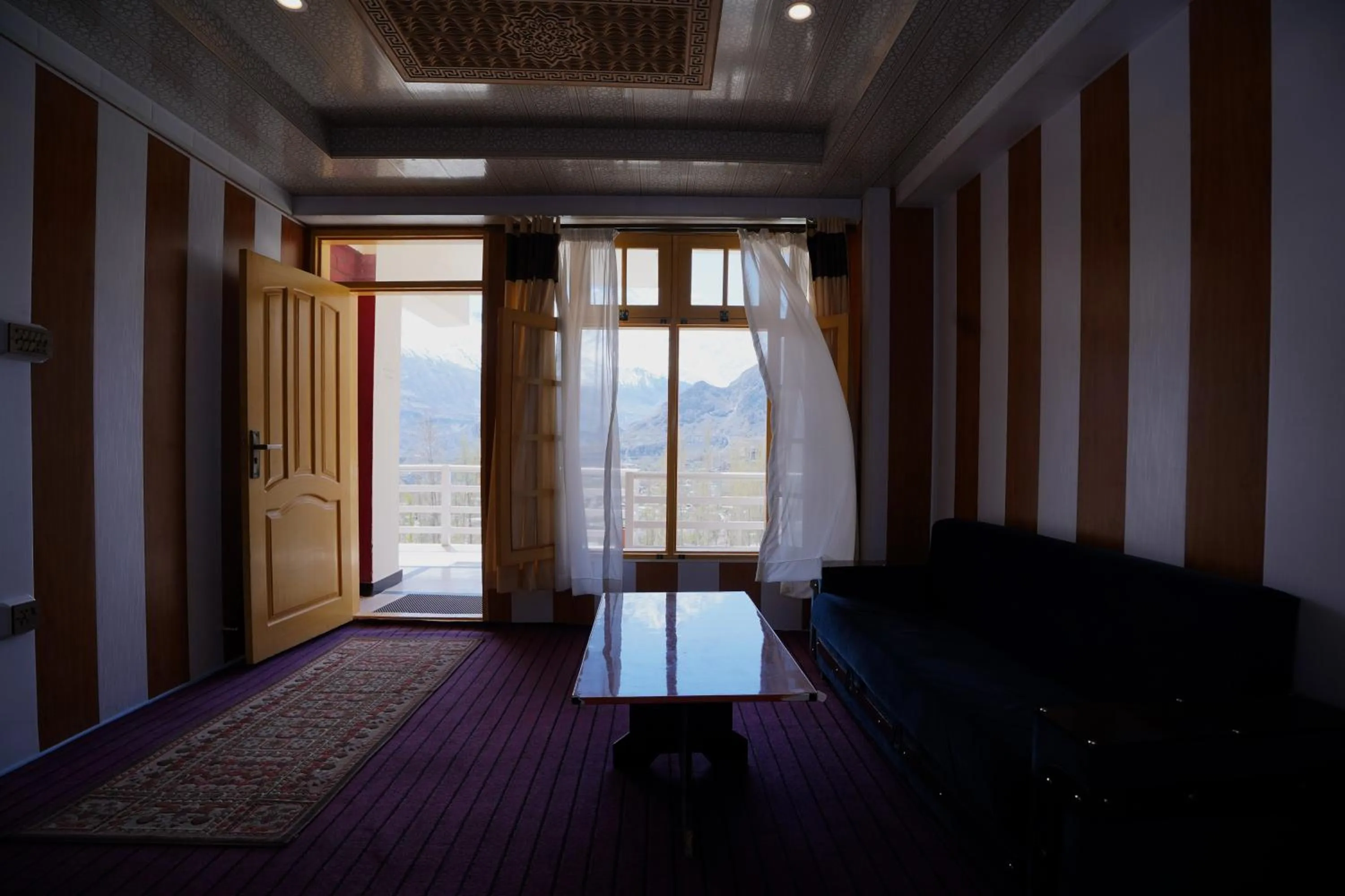 Bed in Hunza Elites hotel