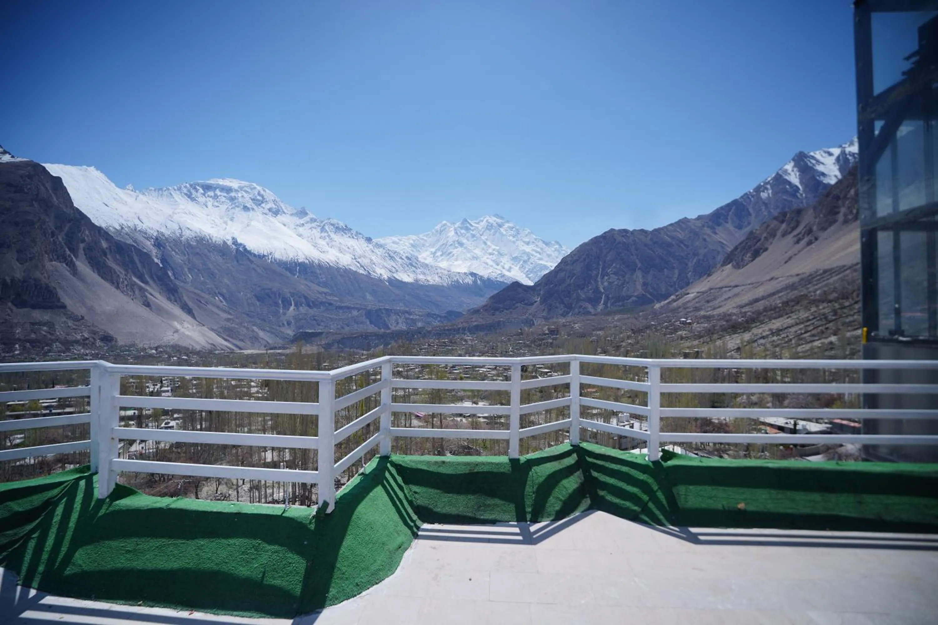 Balcony/Terrace in Hunza Elites hotel