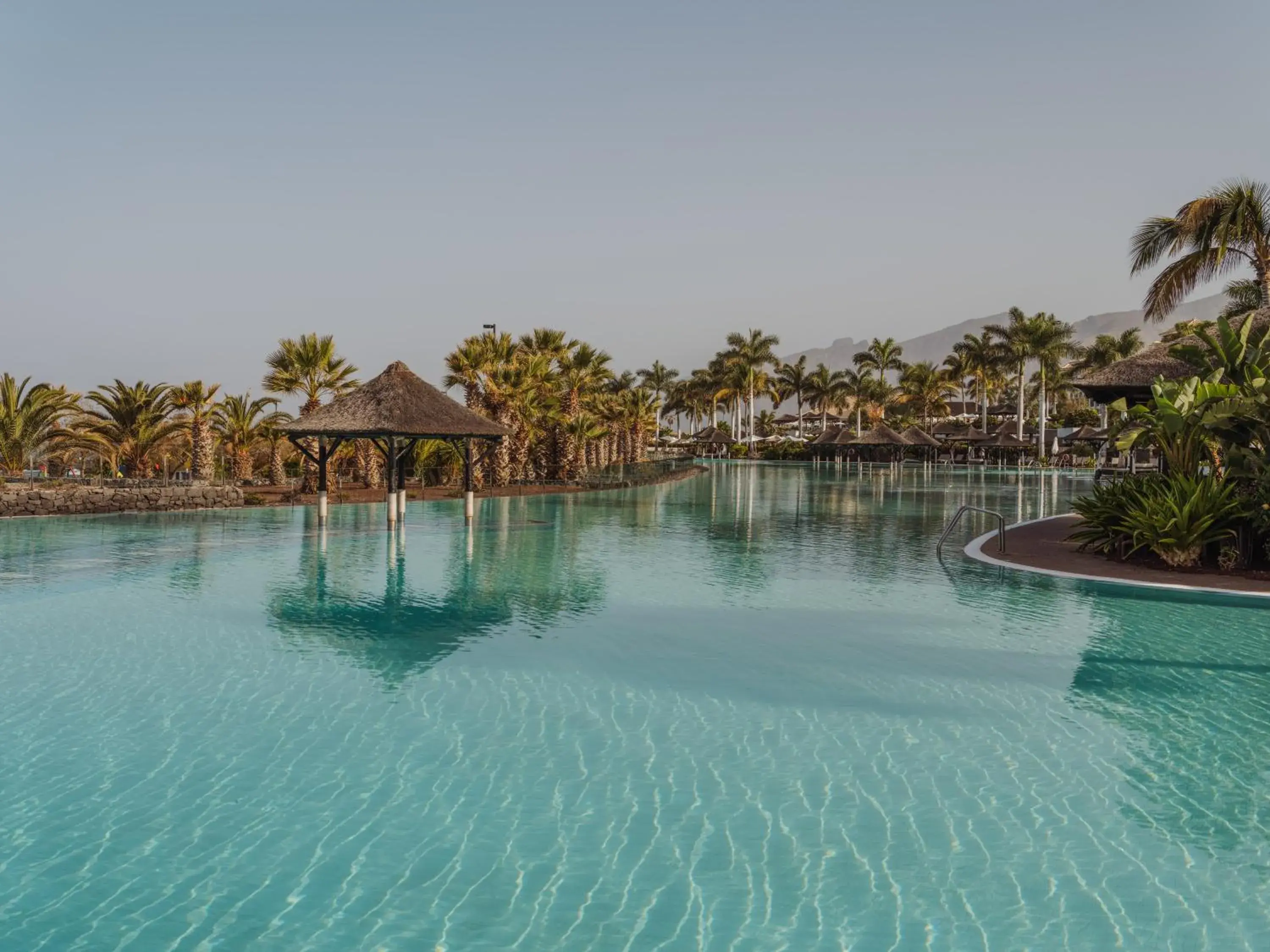 Pool view in Gran Melia Palacio de Isora Resort & Spa Pool view in Gran Melia Palacio de Isora Resort & Spa