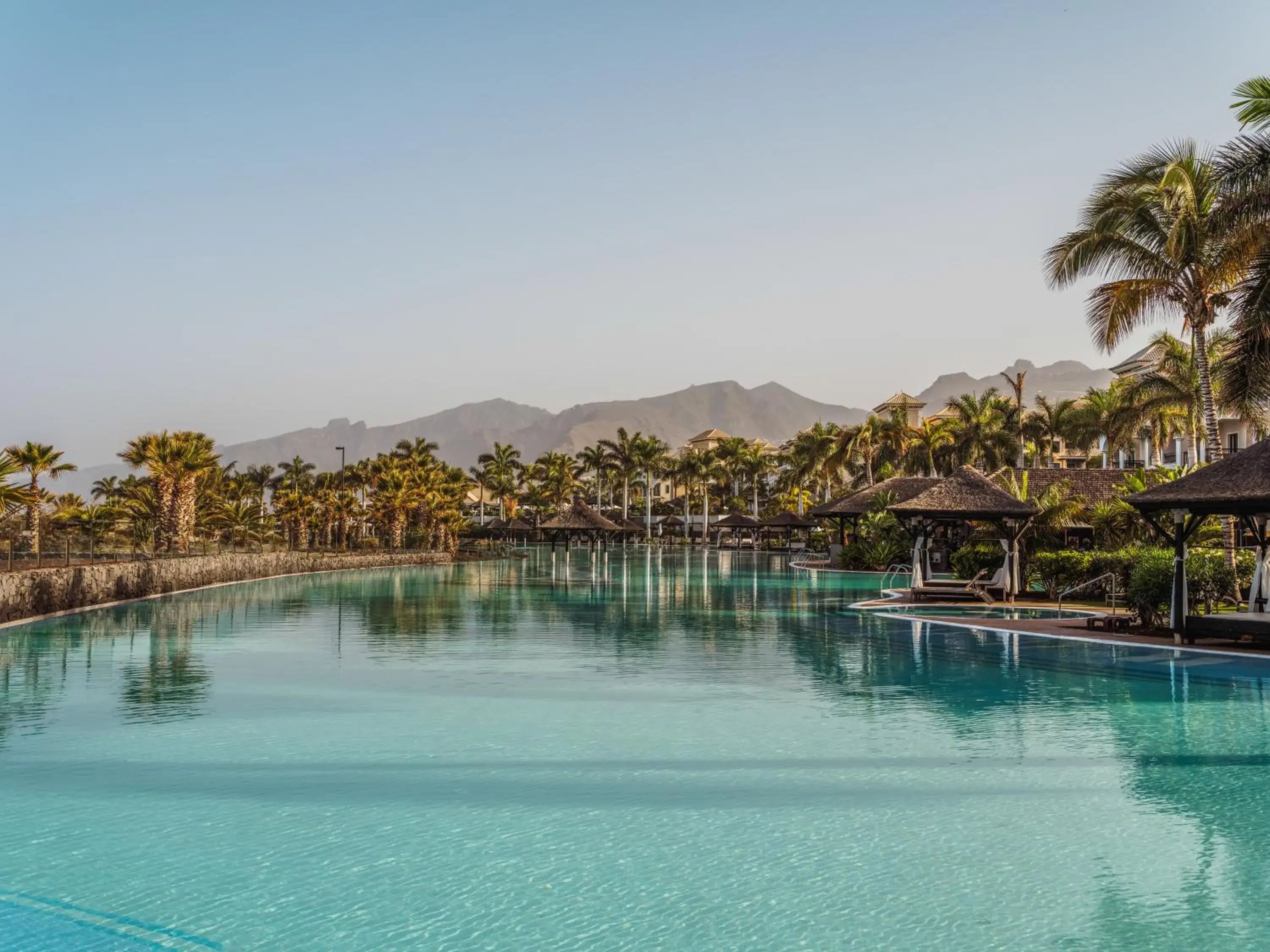 Pool view in Gran Melia Palacio de Isora Resort & Spa Pool view in Gran Melia Palacio de Isora Resort & Spa