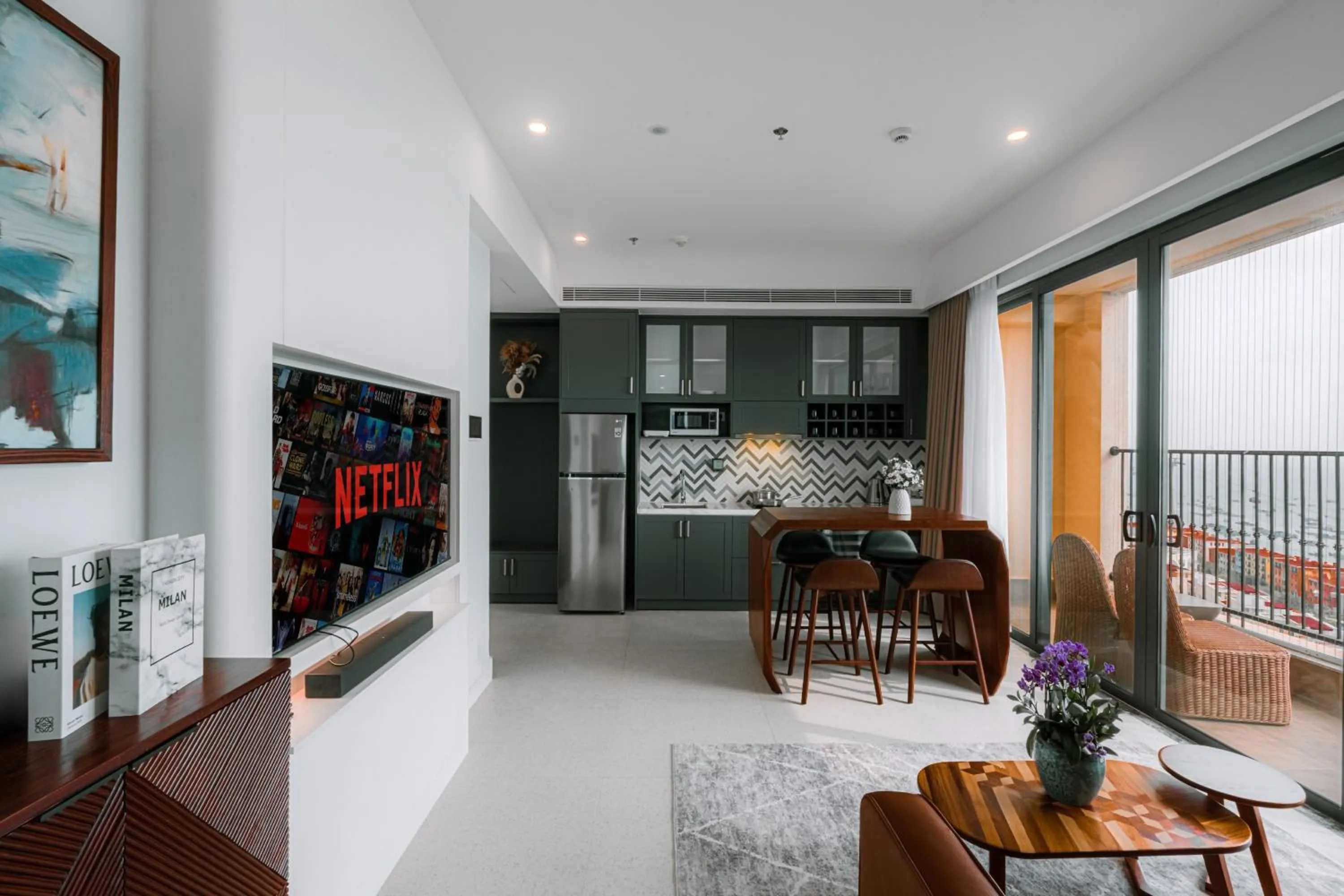 Living room in Sole Casa Phu Quoc