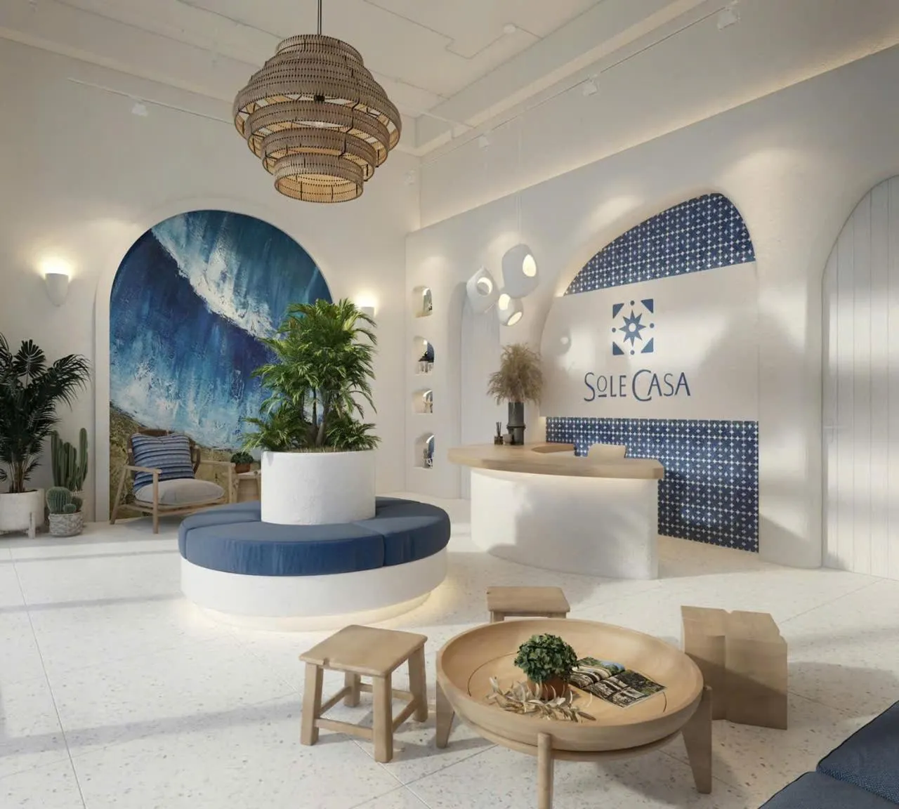 Lobby or reception in Sole Casa Phu Quoc