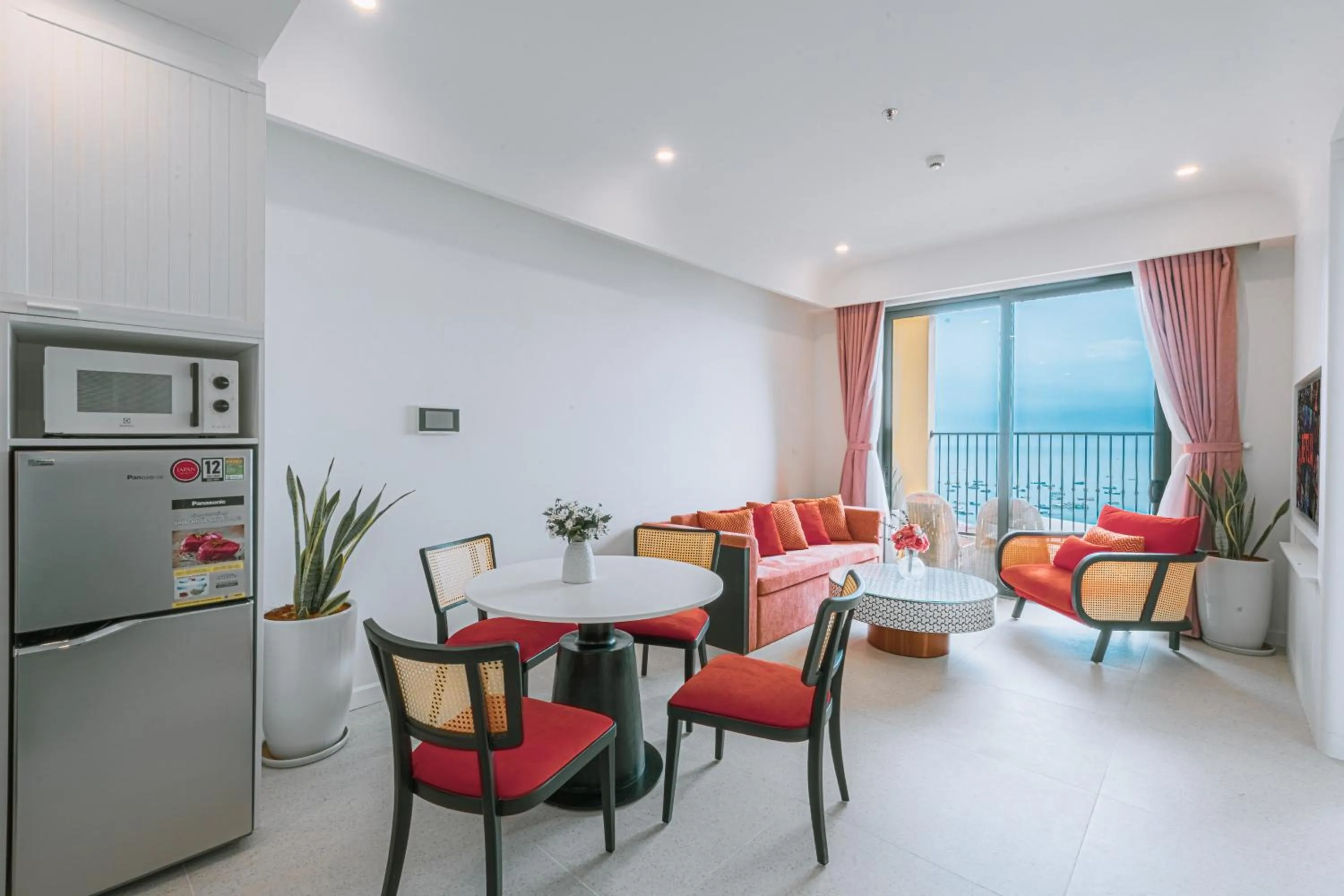 Living room in Sole Casa Phu Quoc