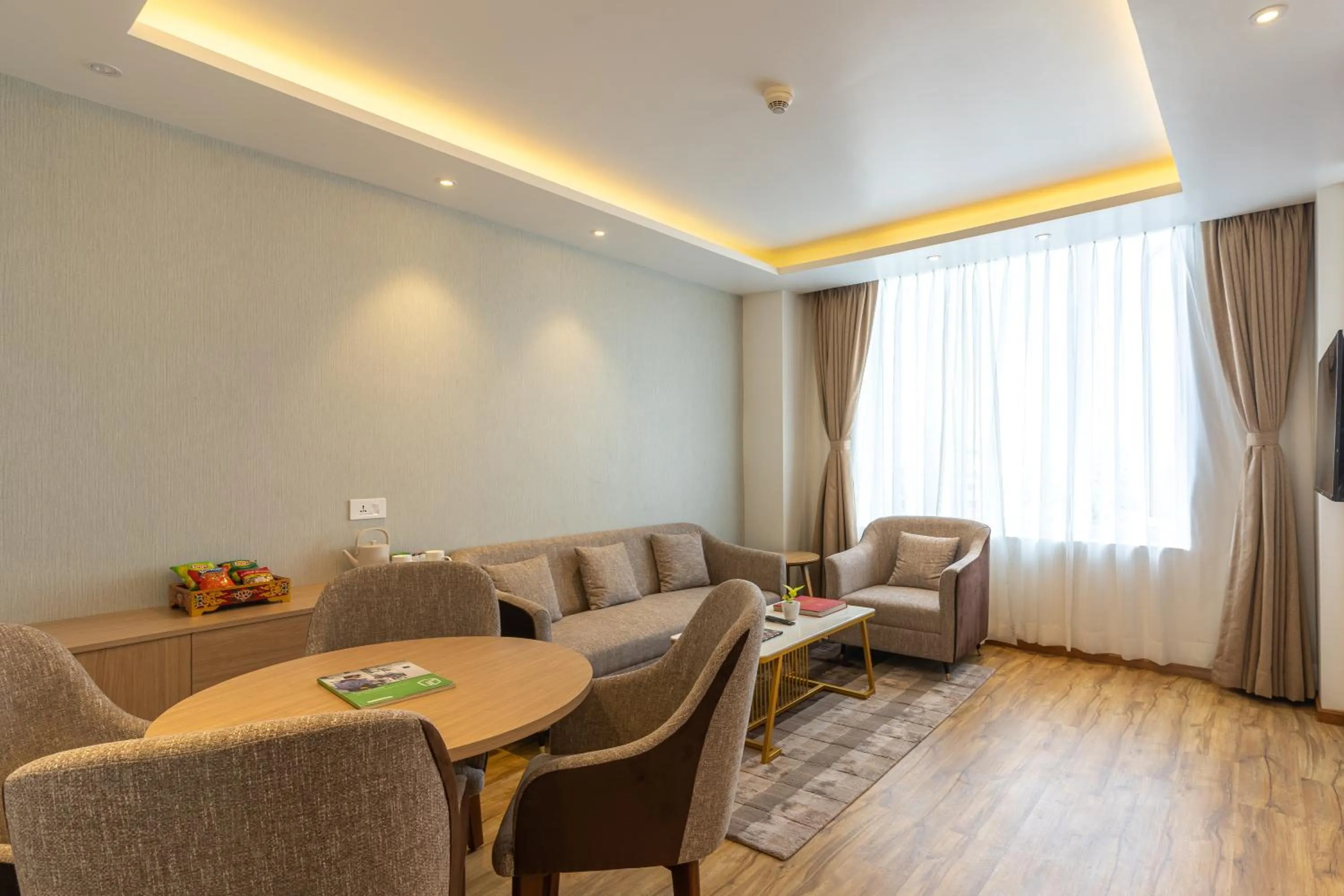 Living room in Hotel Anuttara