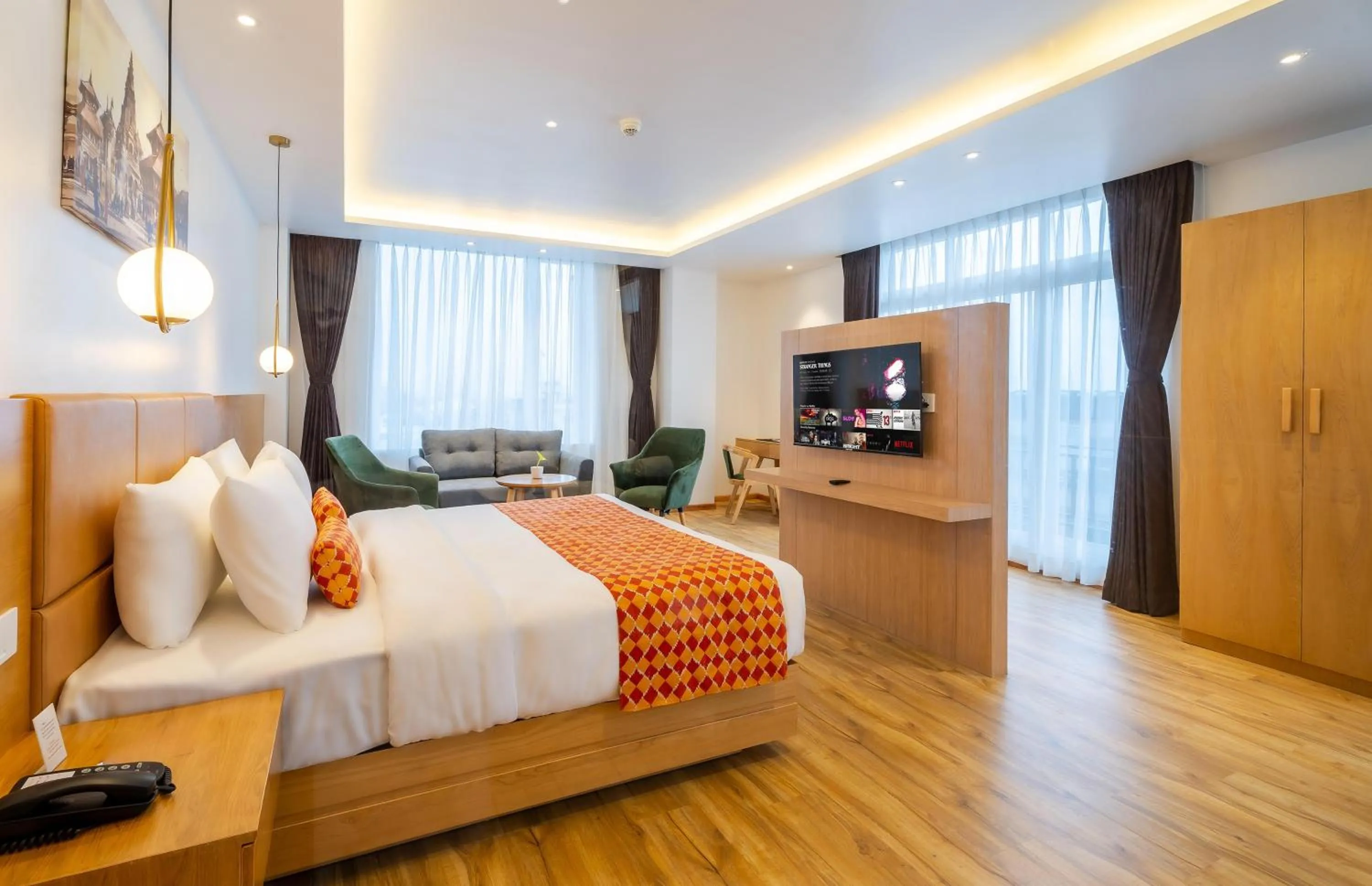 Photo of the whole room, Bed in Hotel Anuttara