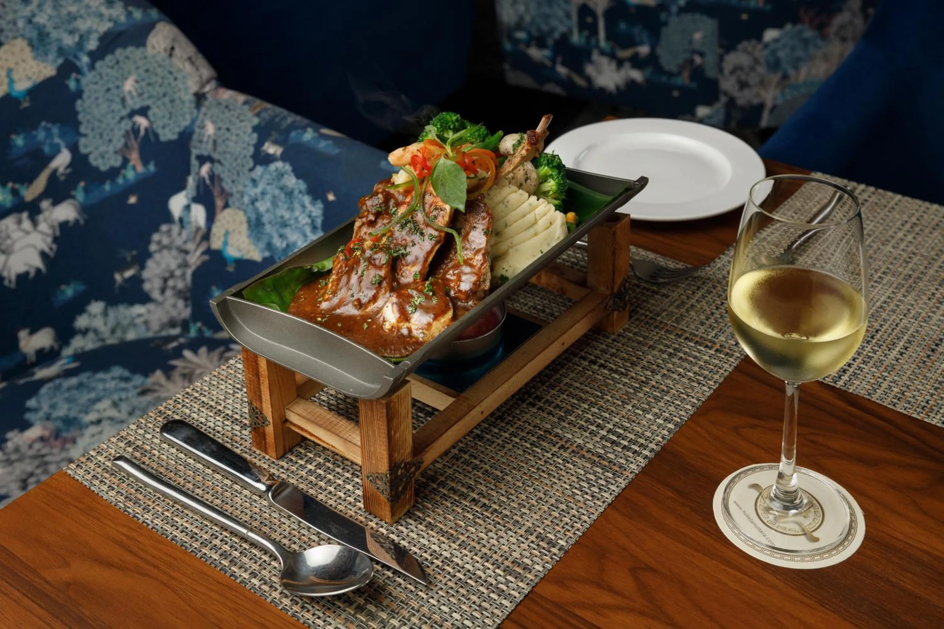 Food close-up in Hotel Anuttara