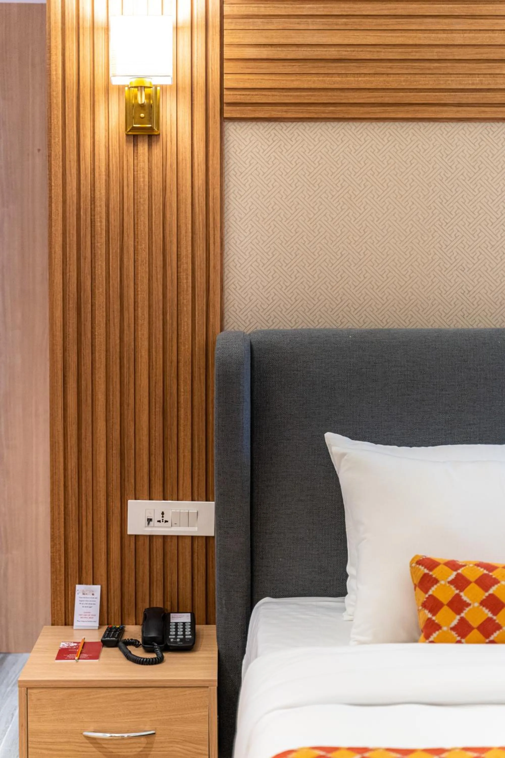 Bed in Hotel Anuttara