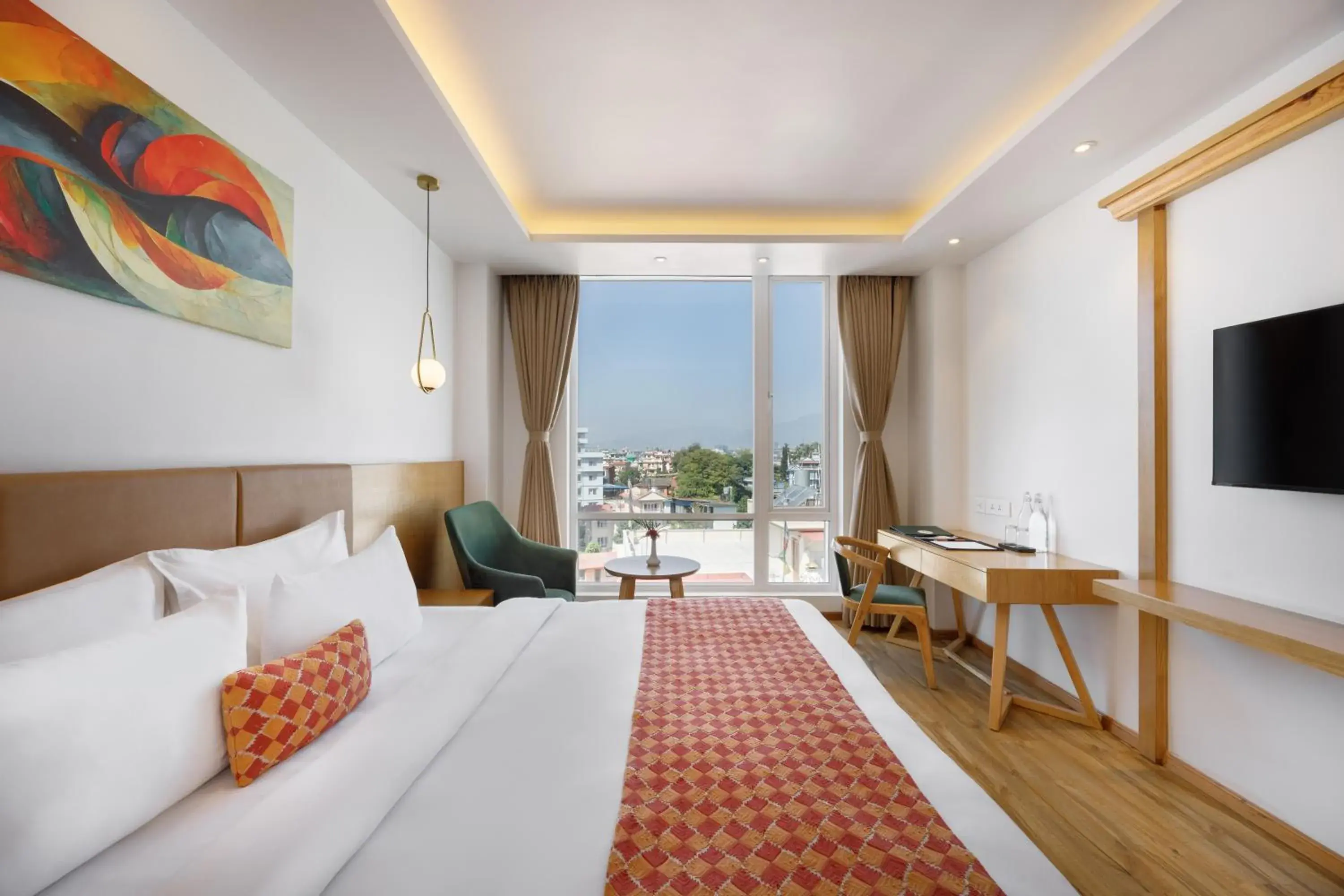 Bed in Hotel Anuttara Bed in Hotel Anuttara