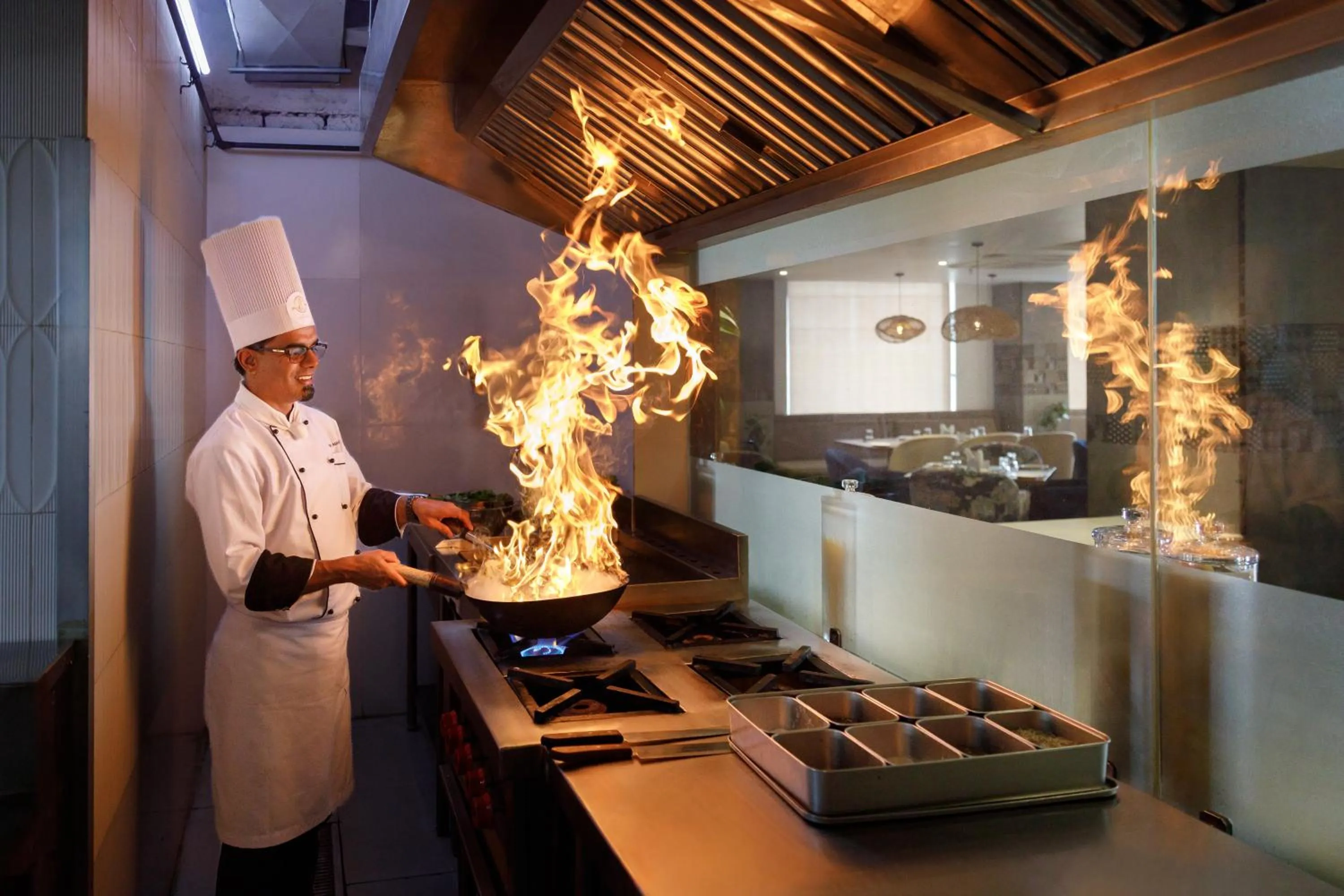 kitchen in Hotel Anuttara