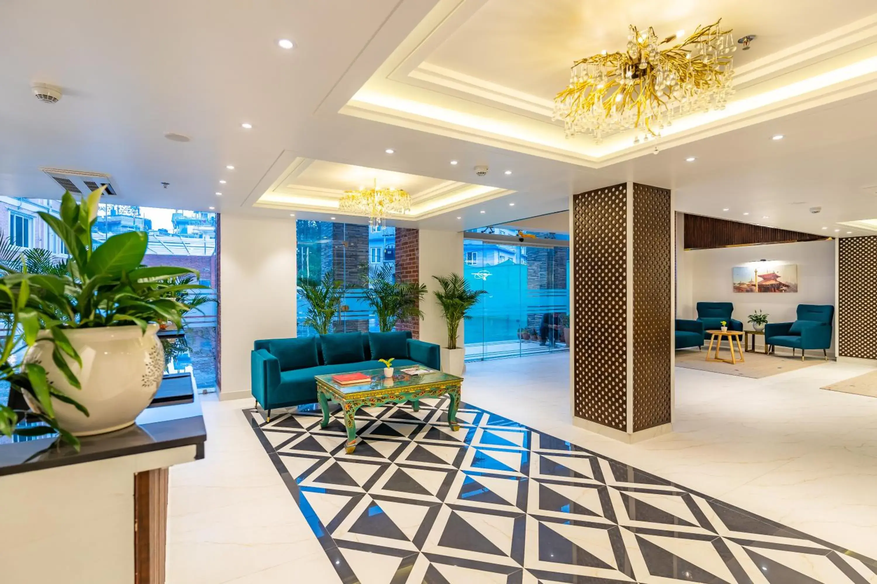 Lobby or reception in Hotel Anuttara Lobby or reception in Hotel Anuttara