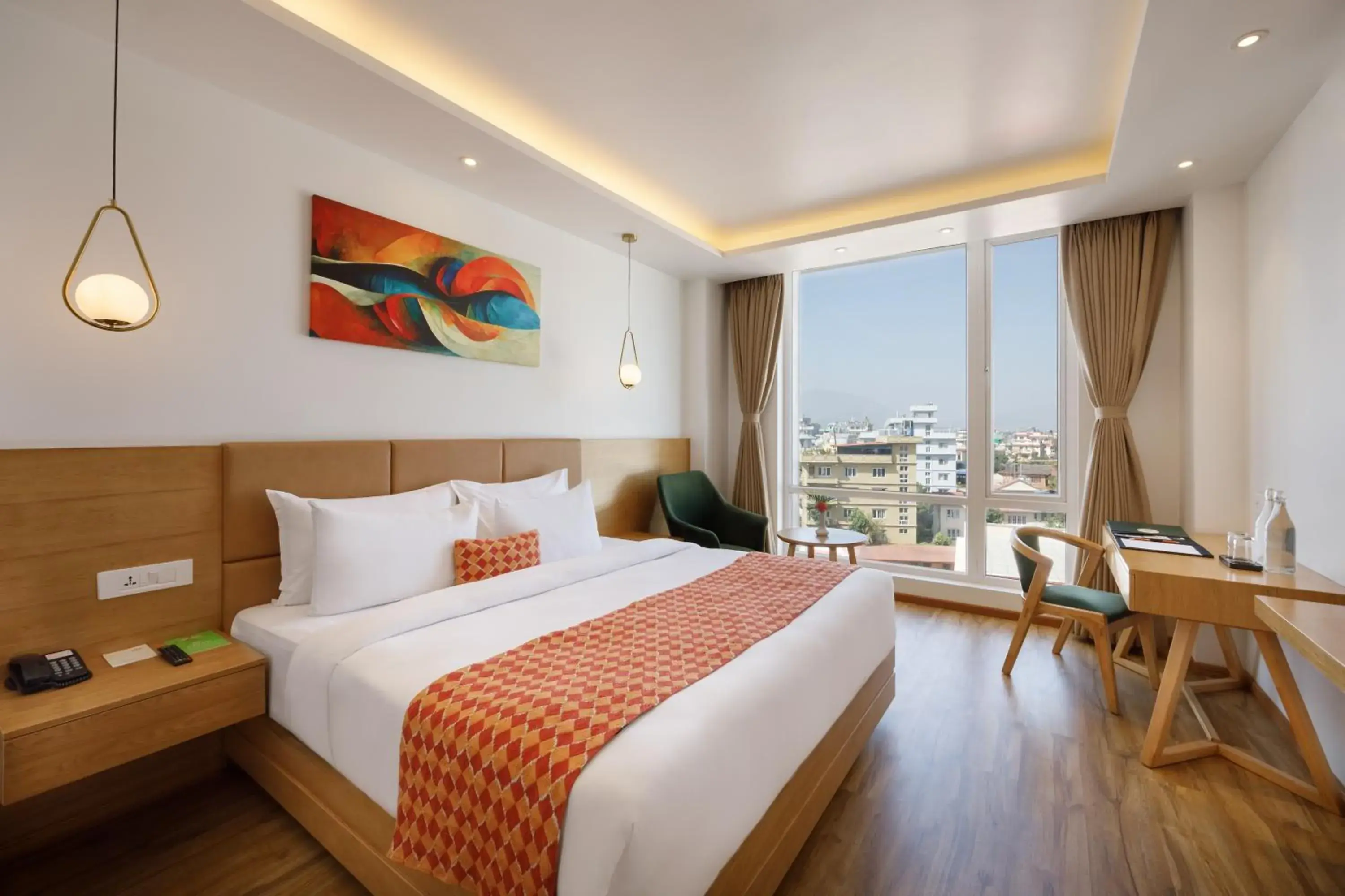 Bed in Hotel Anuttara Bed in Hotel Anuttara