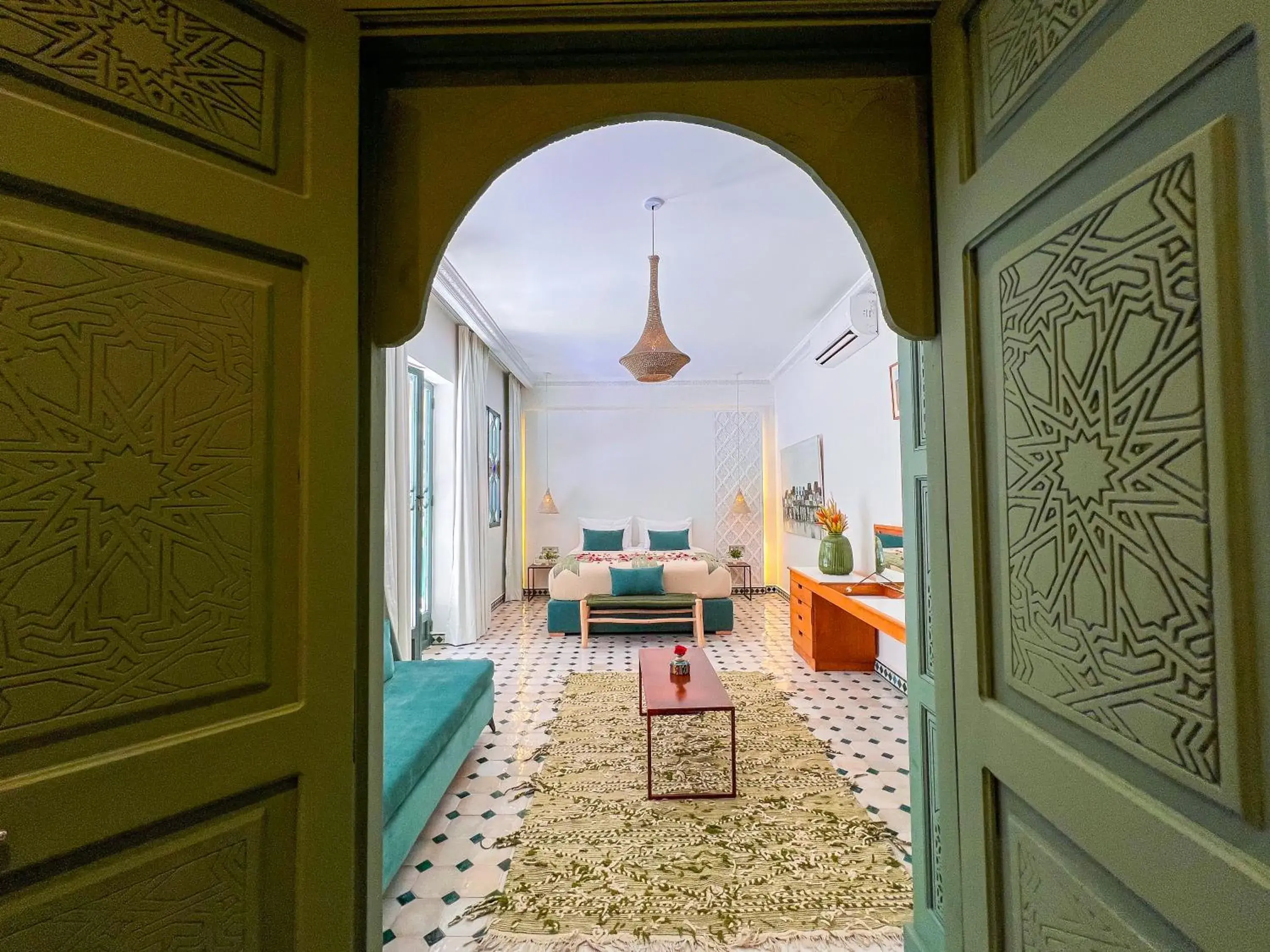 Bed in Riad Kech One & Spa Bed in Riad Kech One & Spa