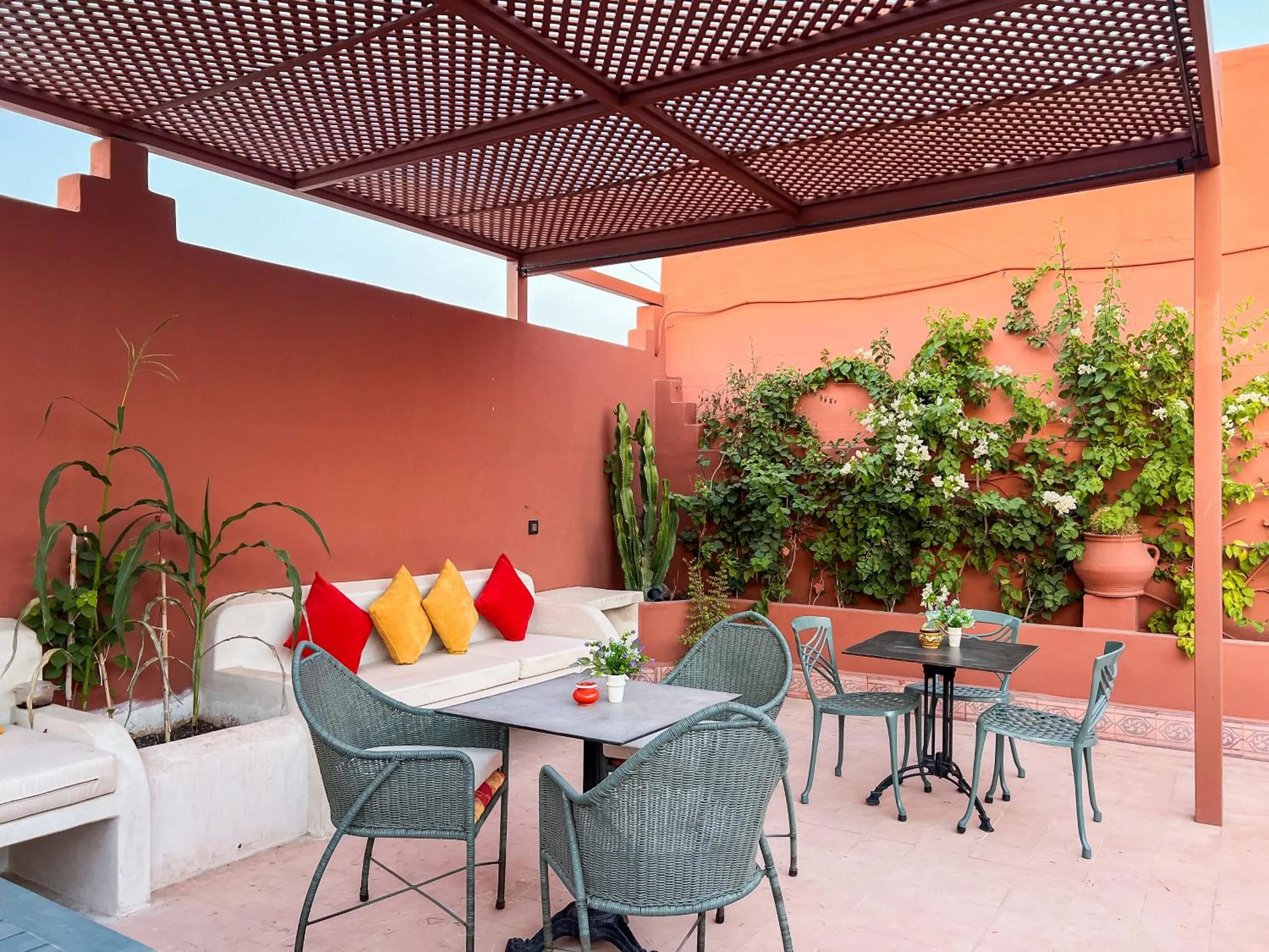 Balcony/Terrace in Riad Kech One & Spa