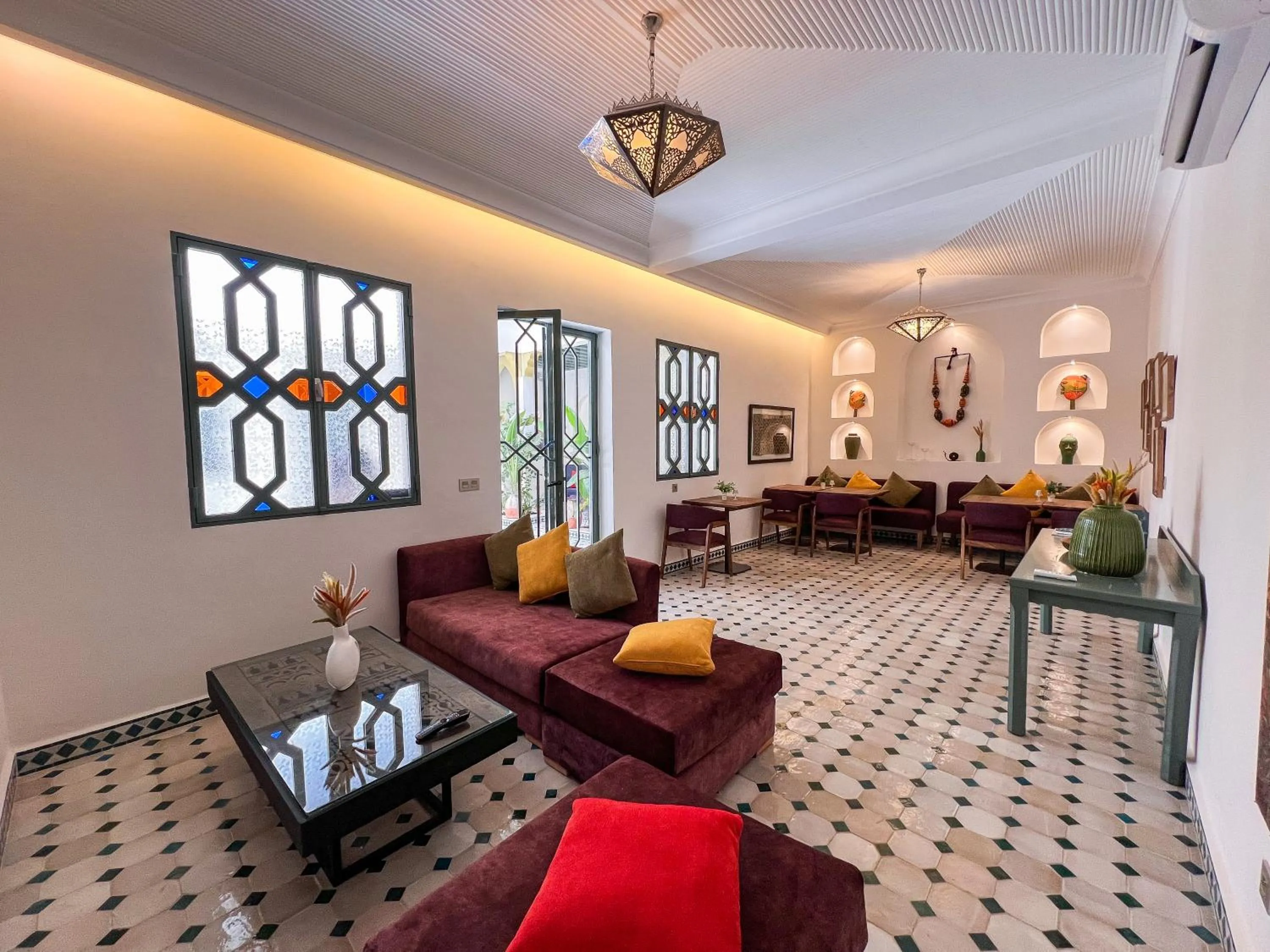 Living room in Riad Kech One & Spa