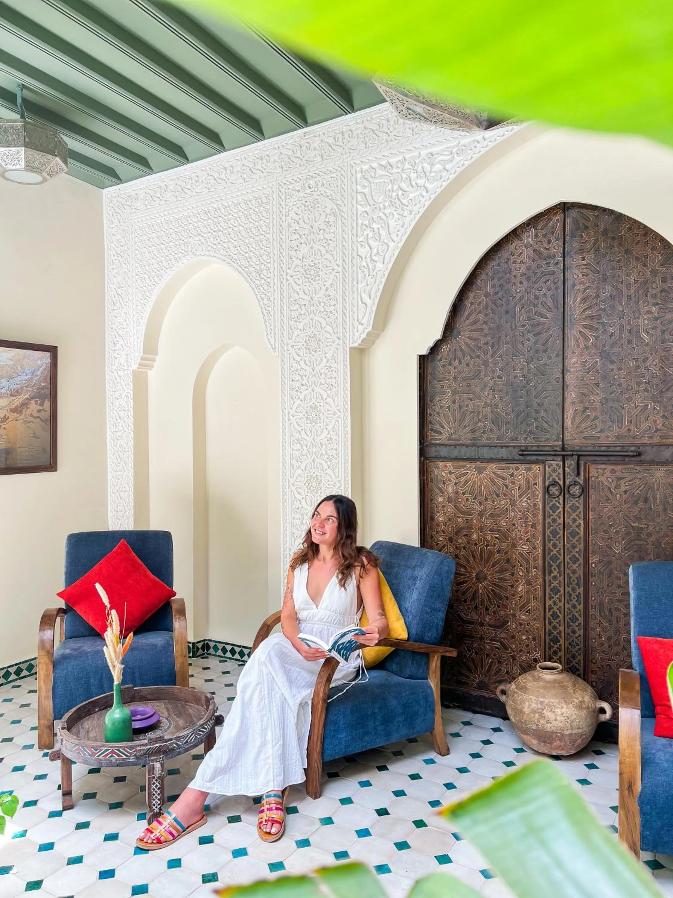 Inner courtyard view in Riad Kech One & Spa