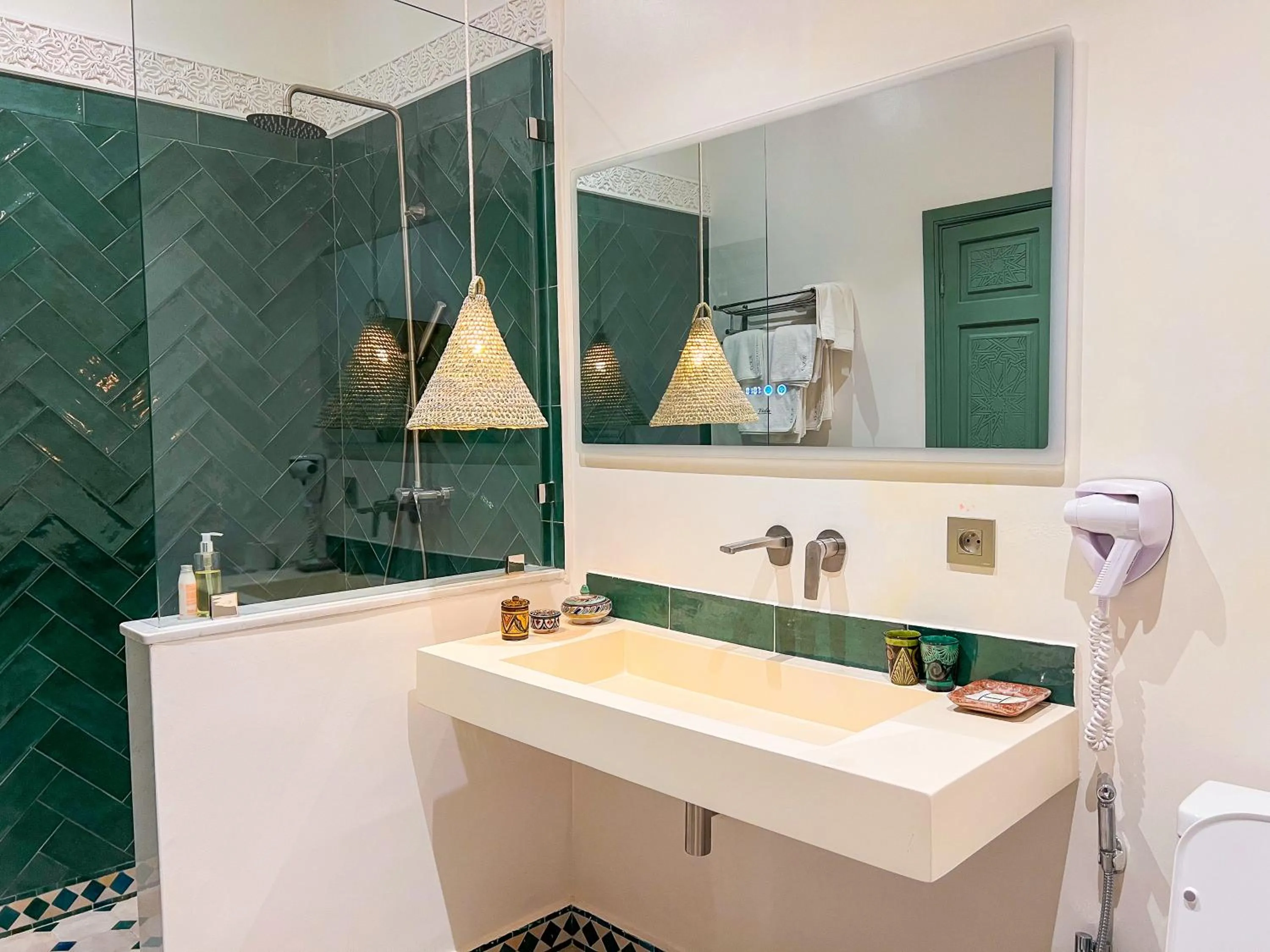 Shower in Riad Kech One & Spa