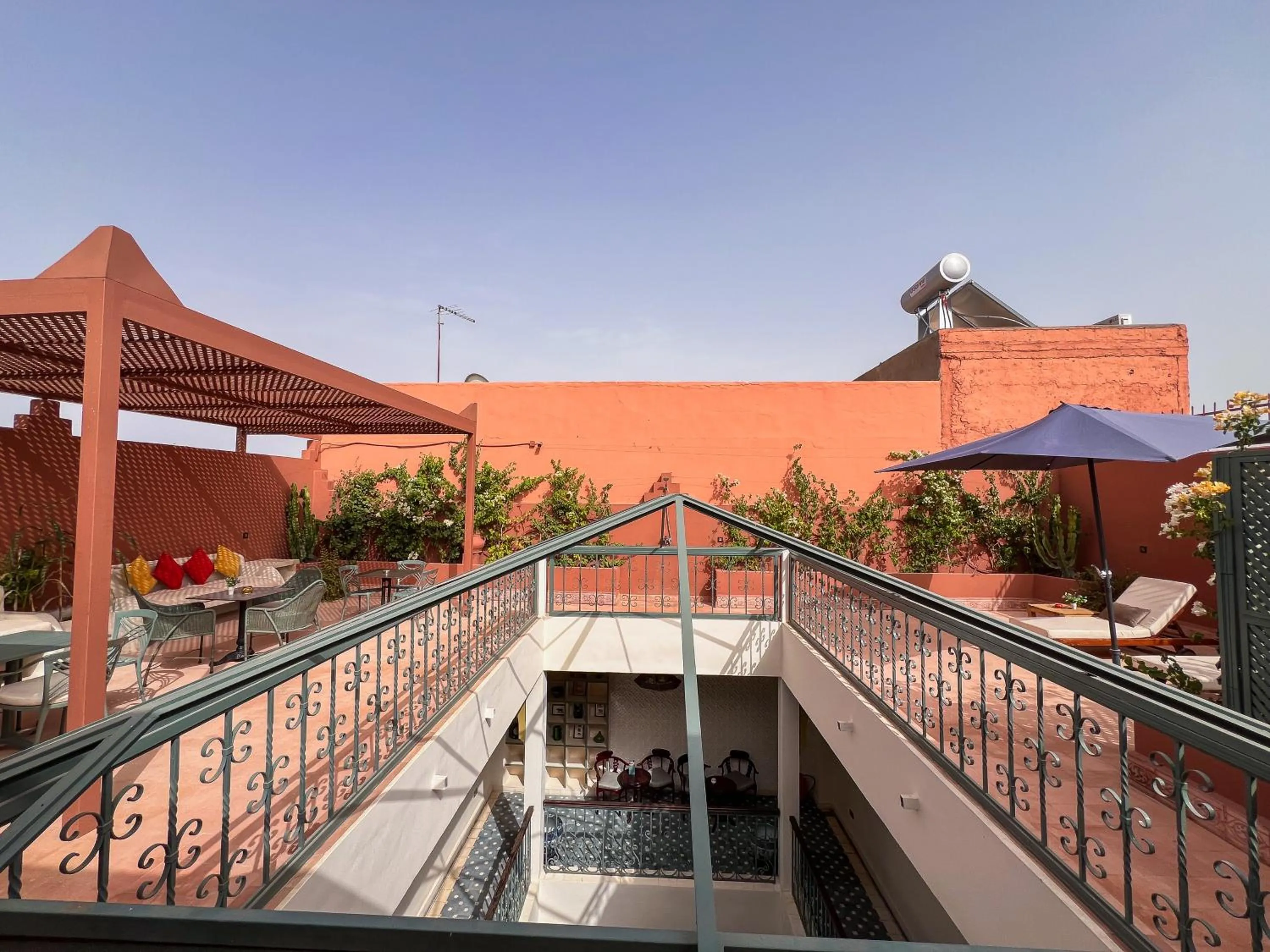 Balcony/Terrace in Riad Kech One & Spa