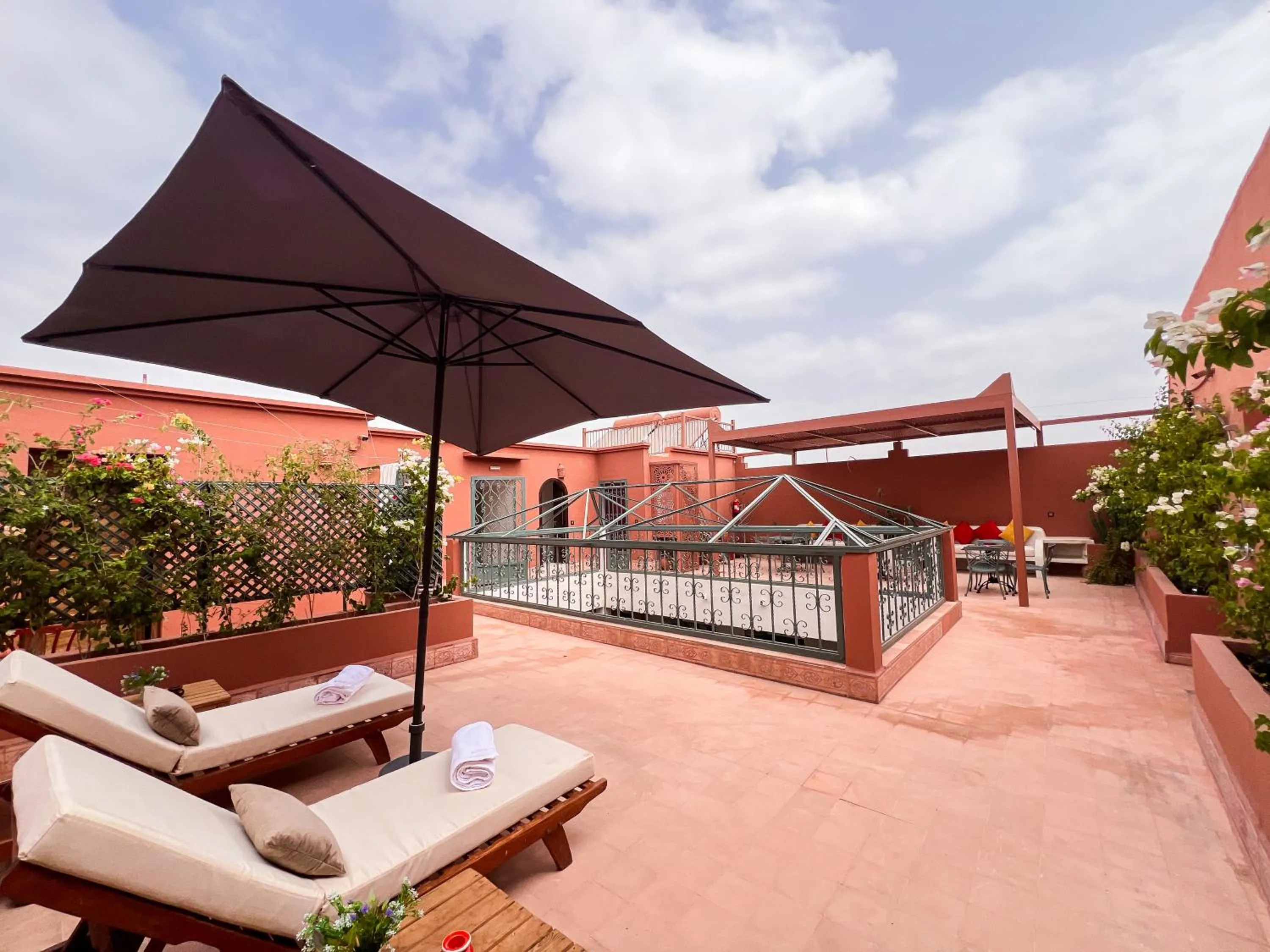 Balcony/Terrace in Riad Kech One & Spa