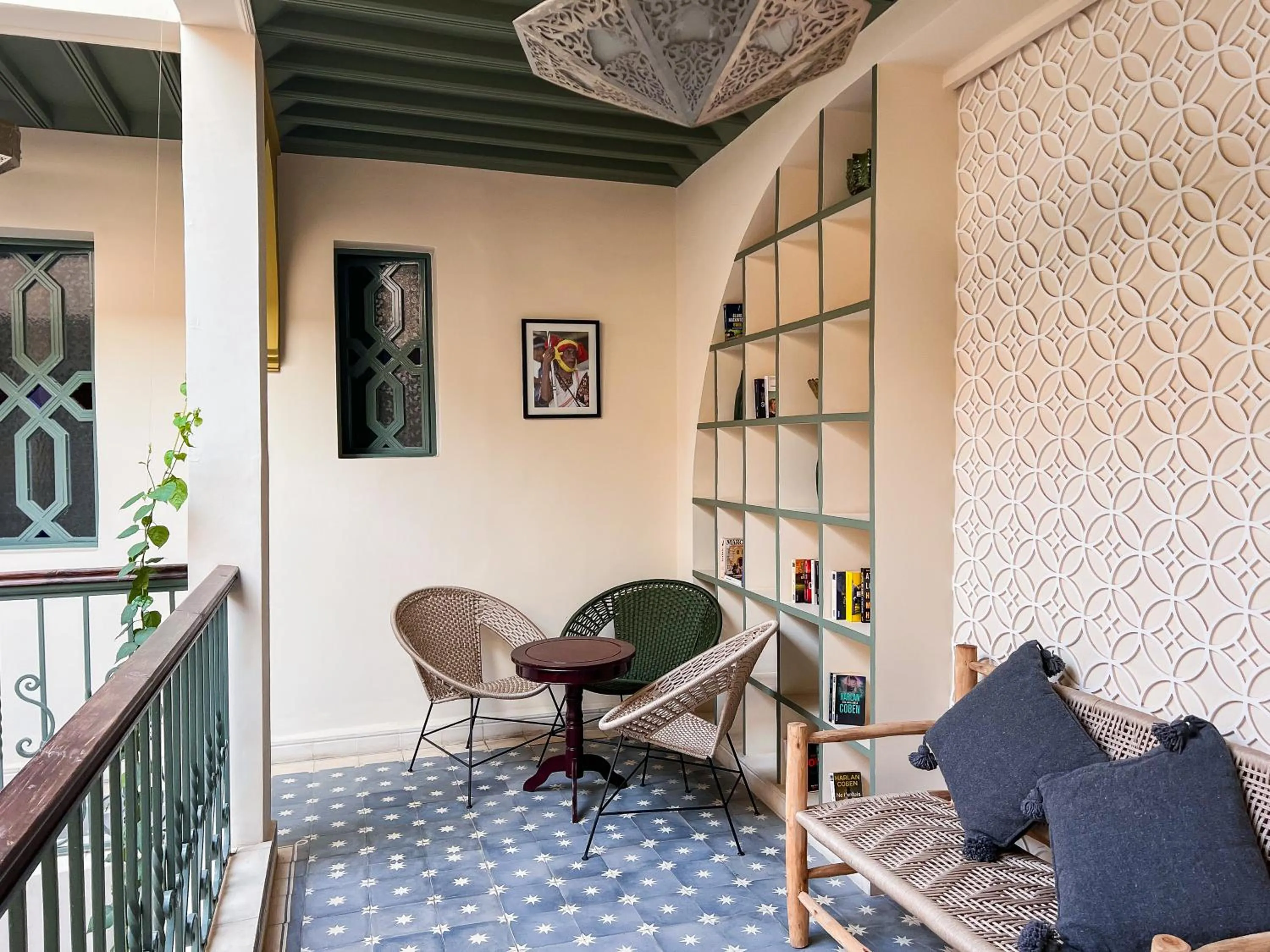 Seating area in Riad Kech One & Spa