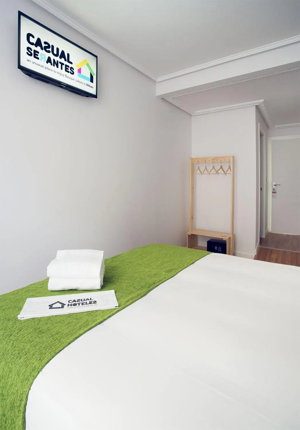 Bedroom, Bed in Casual Serantes