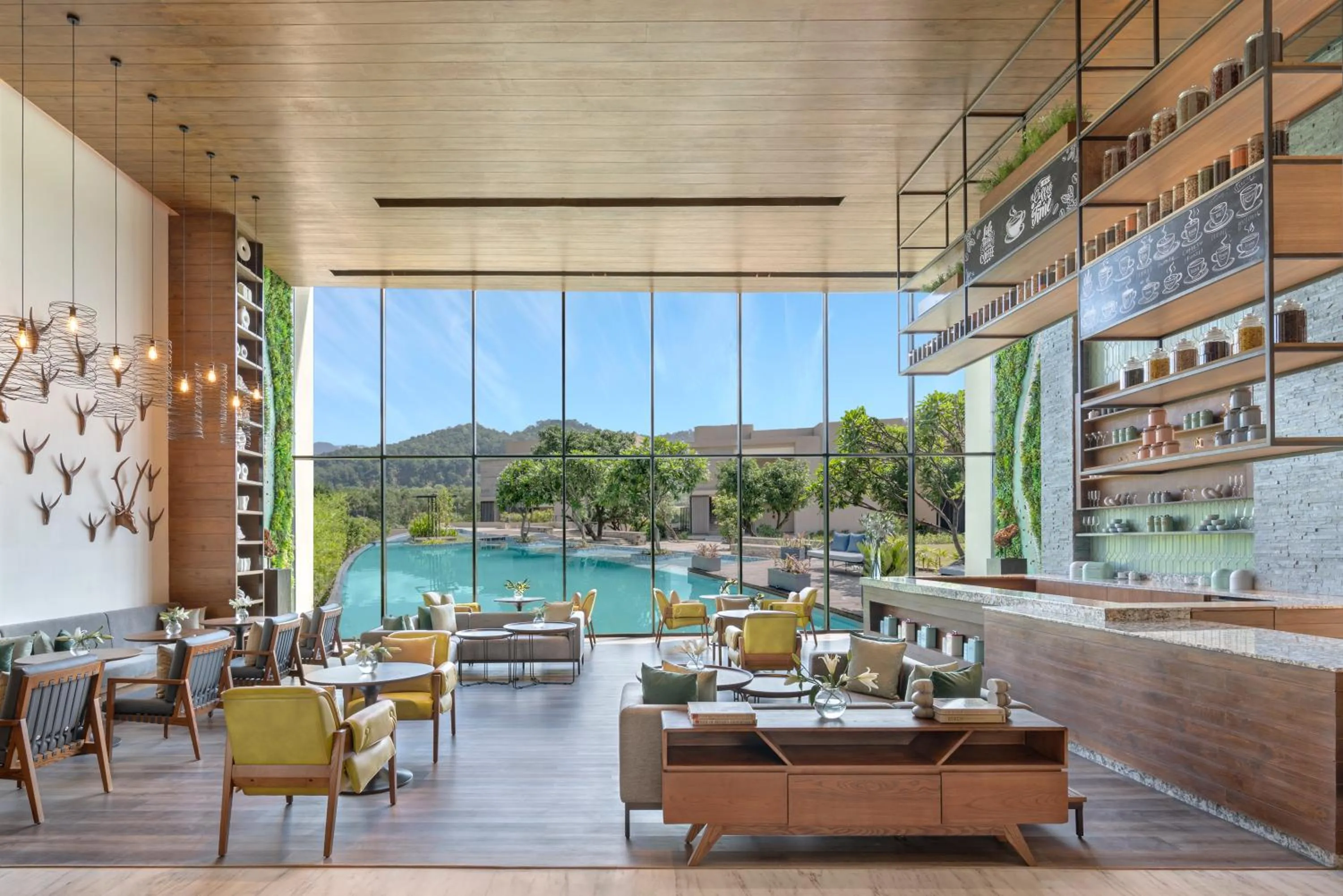 Restaurant/places to eat in Jim Corbett Marriott Resort & Spa