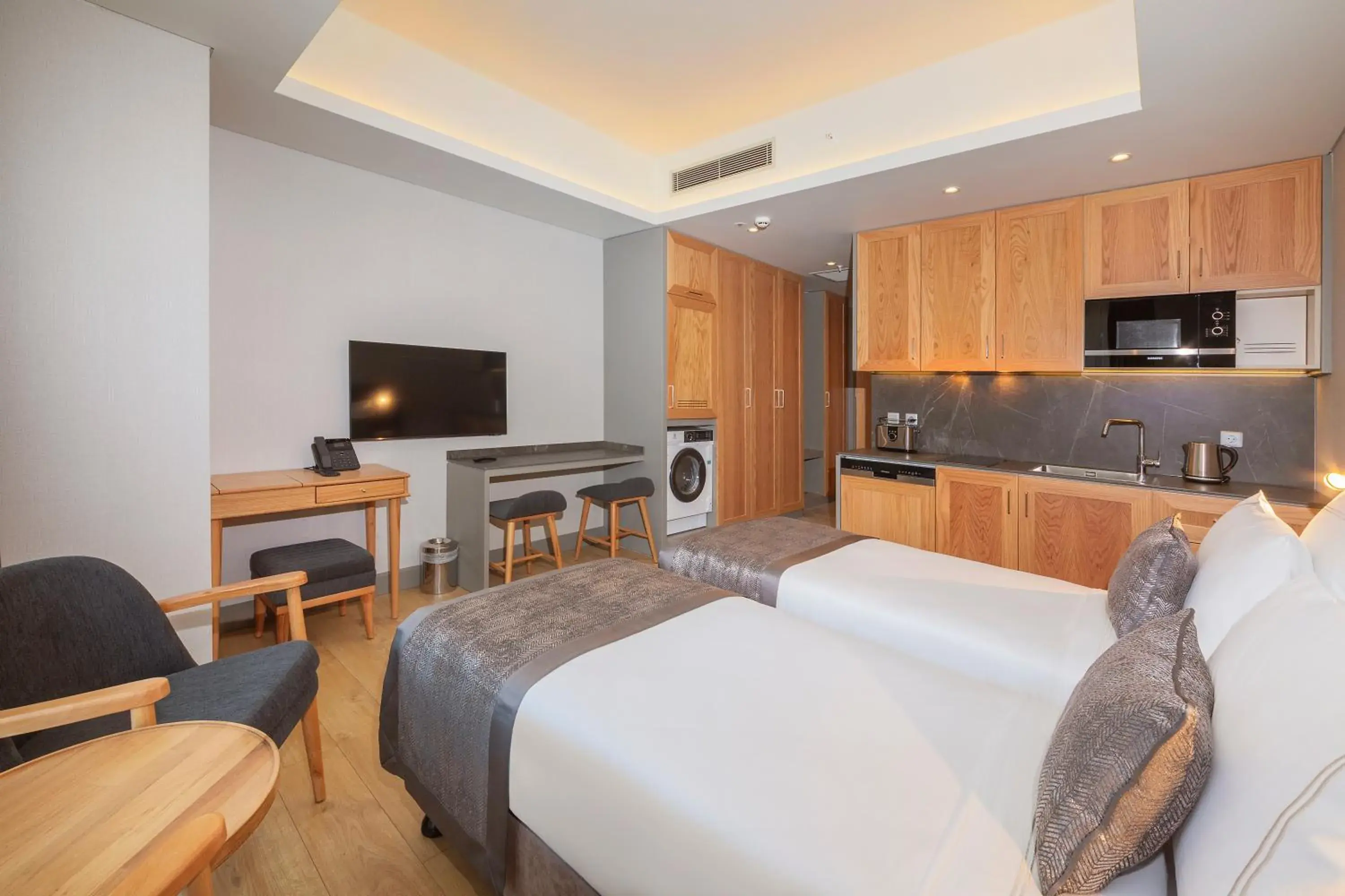 Bed in Meroddi Beyoğlu Residence Bed in Meroddi Beyoğlu Residence