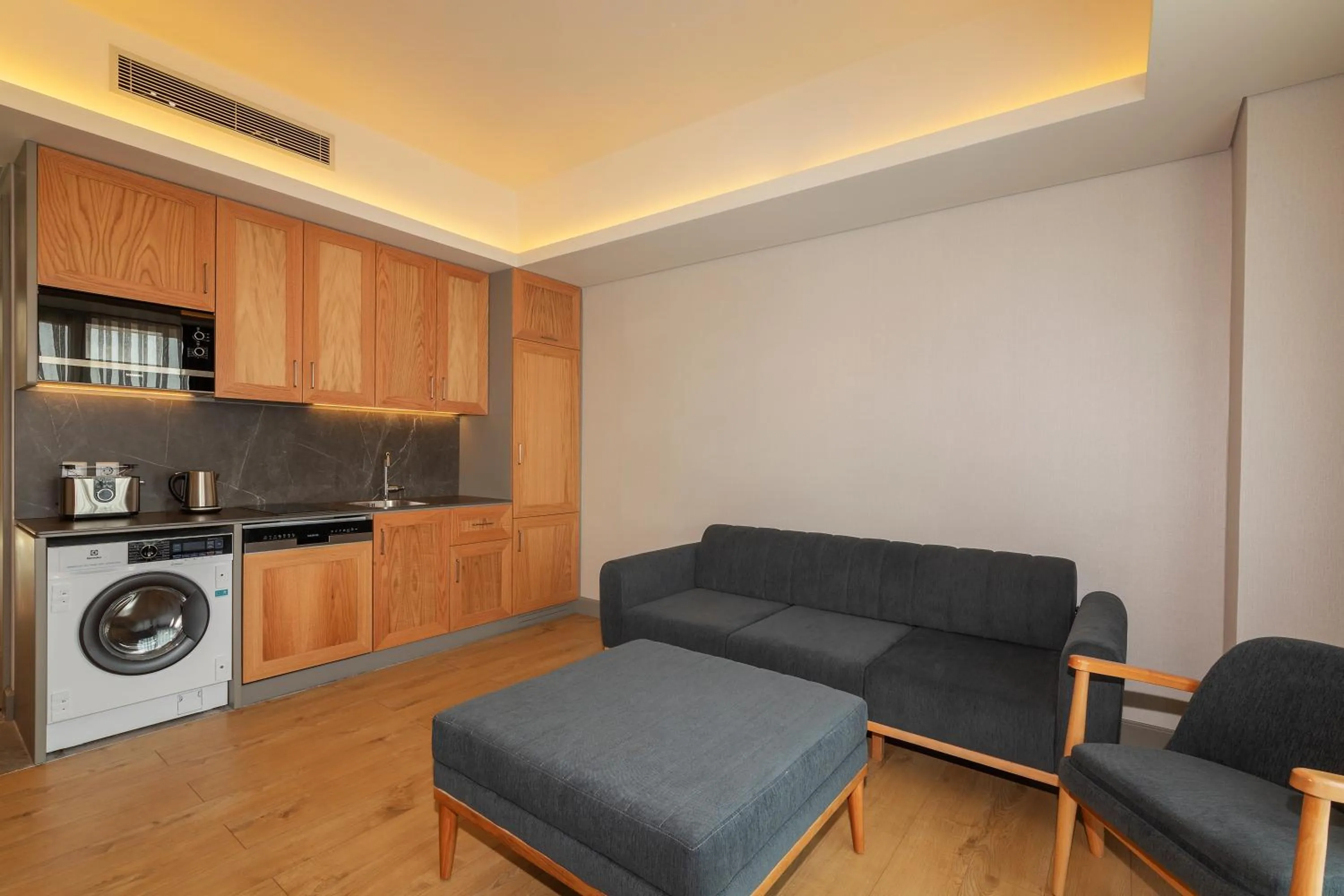 Kitchen or kitchenette in Meroddi Beyoğlu Residence