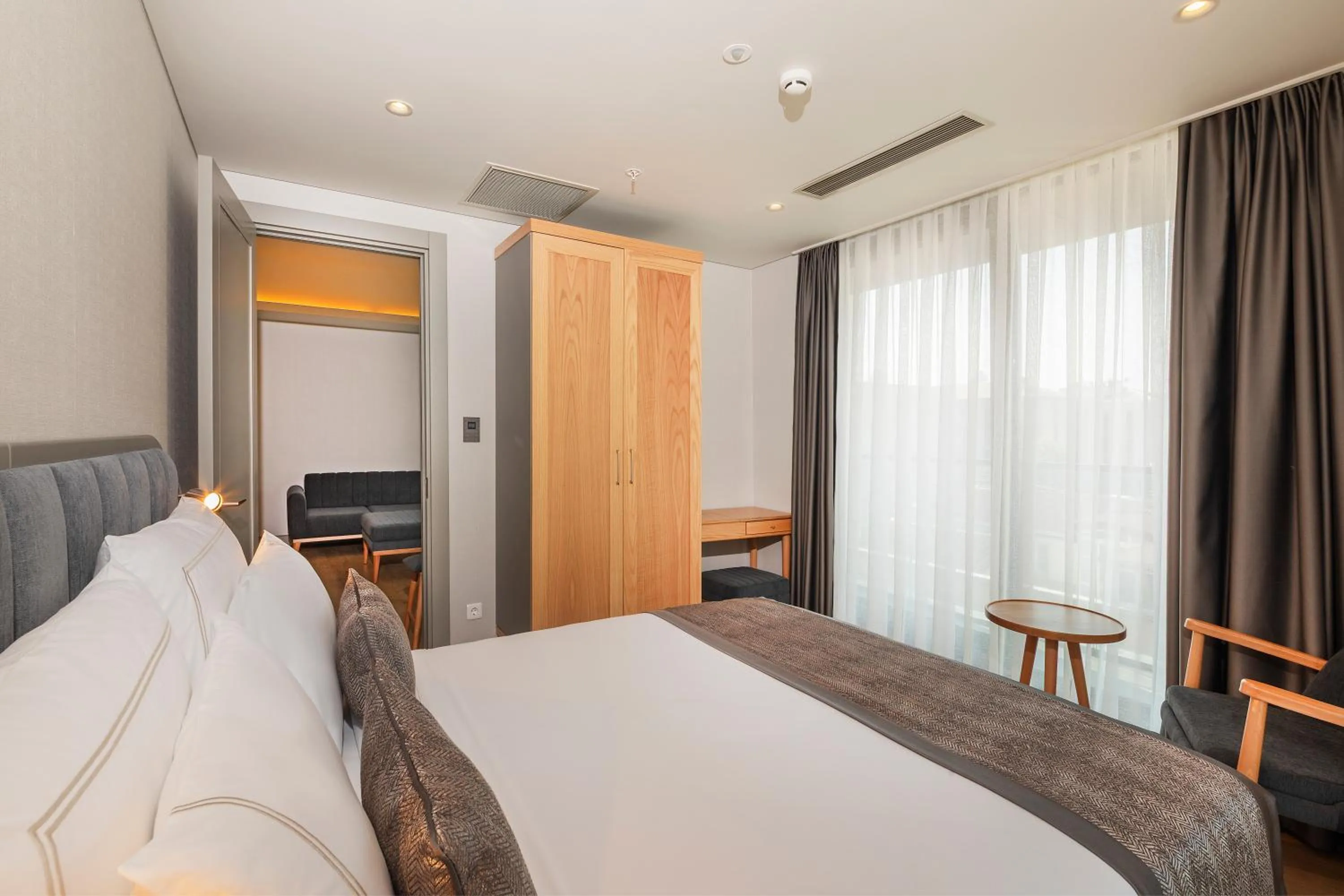 Bed in Meroddi Beyoğlu Residence