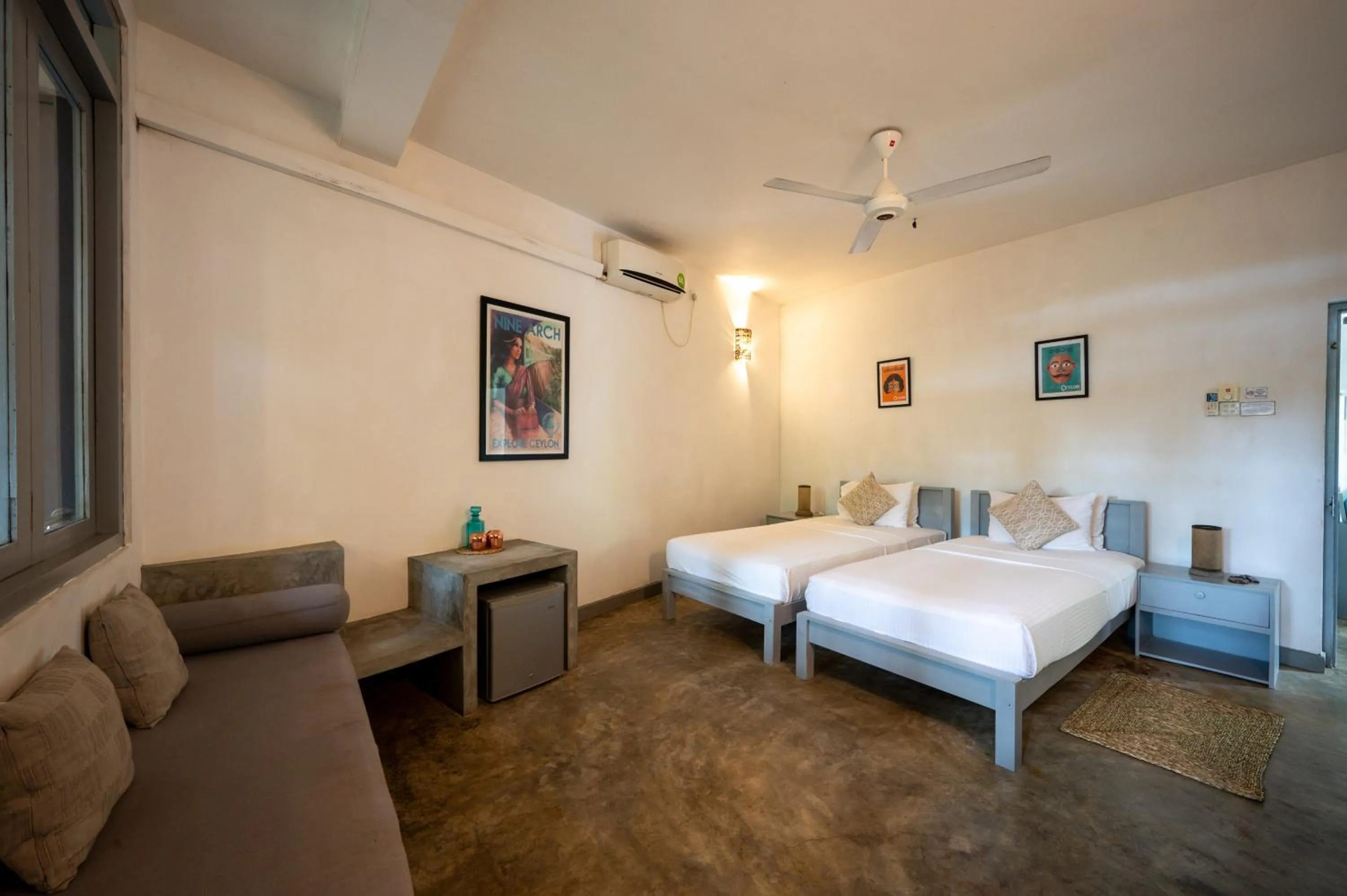 Twin Courtyard Room in Salt House