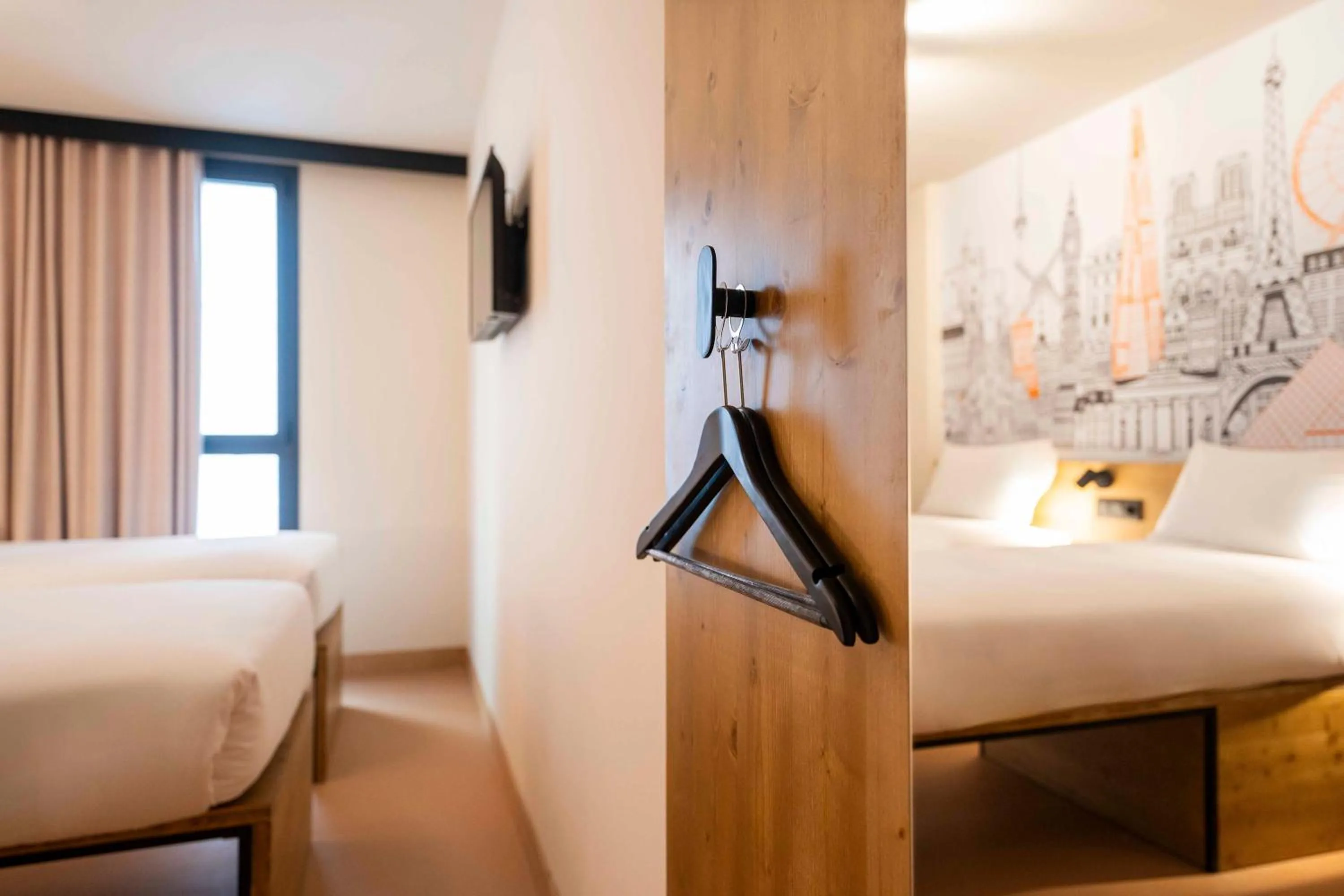 Bedroom, Bed in easyHotel Barcelona La Sagrera