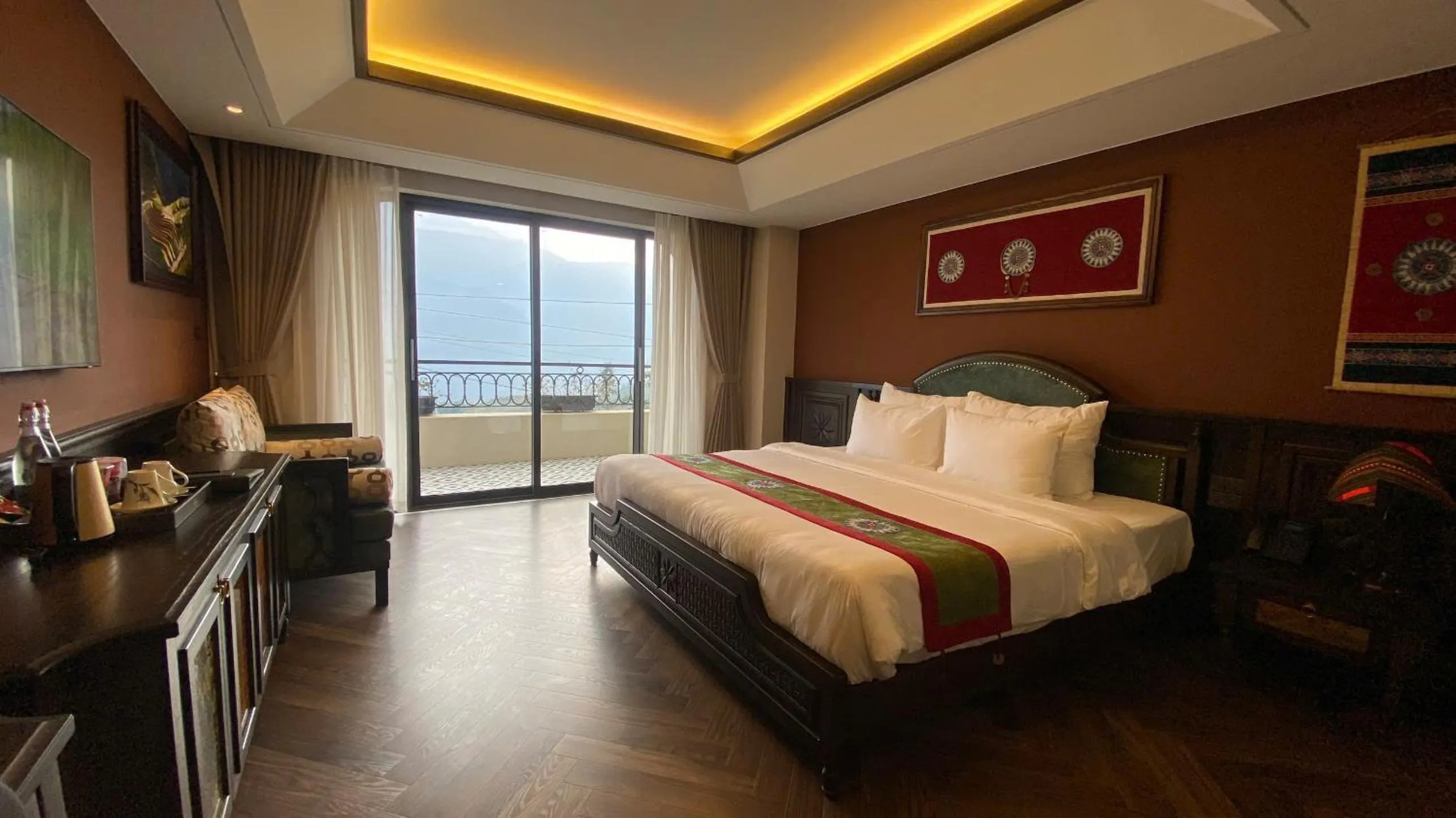 Bed in Fansipan View Hotel