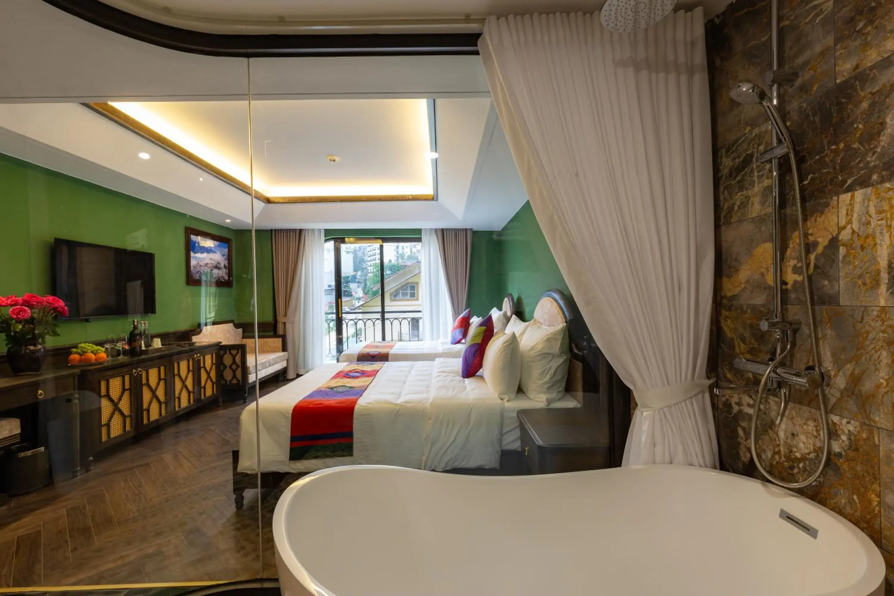 Triple Room with City View in Fansipan View Hotel Triple Room with City View in Fansipan View Hotel