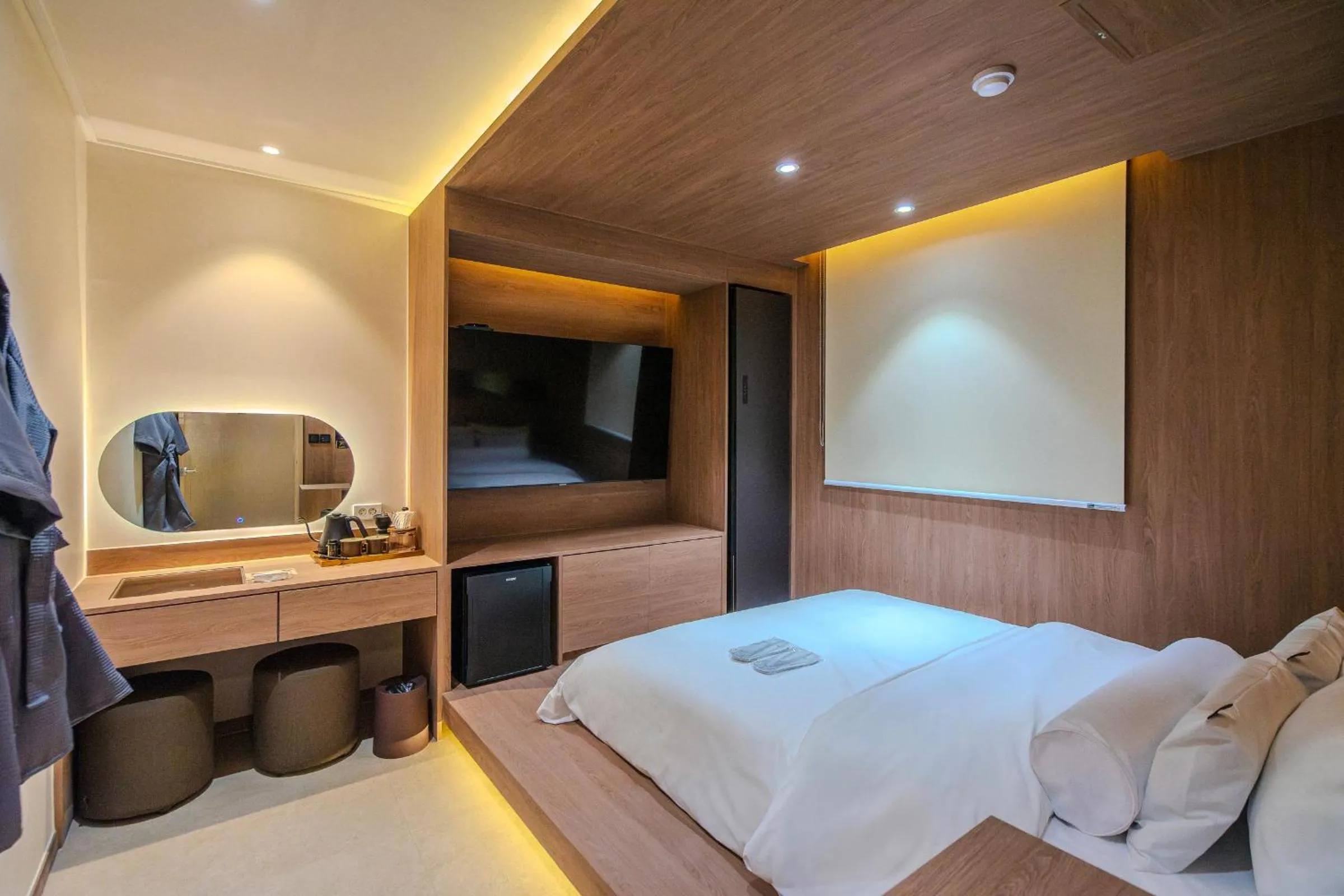 Bedroom, Bed in Maison de Onu Gwangju Cheomdan