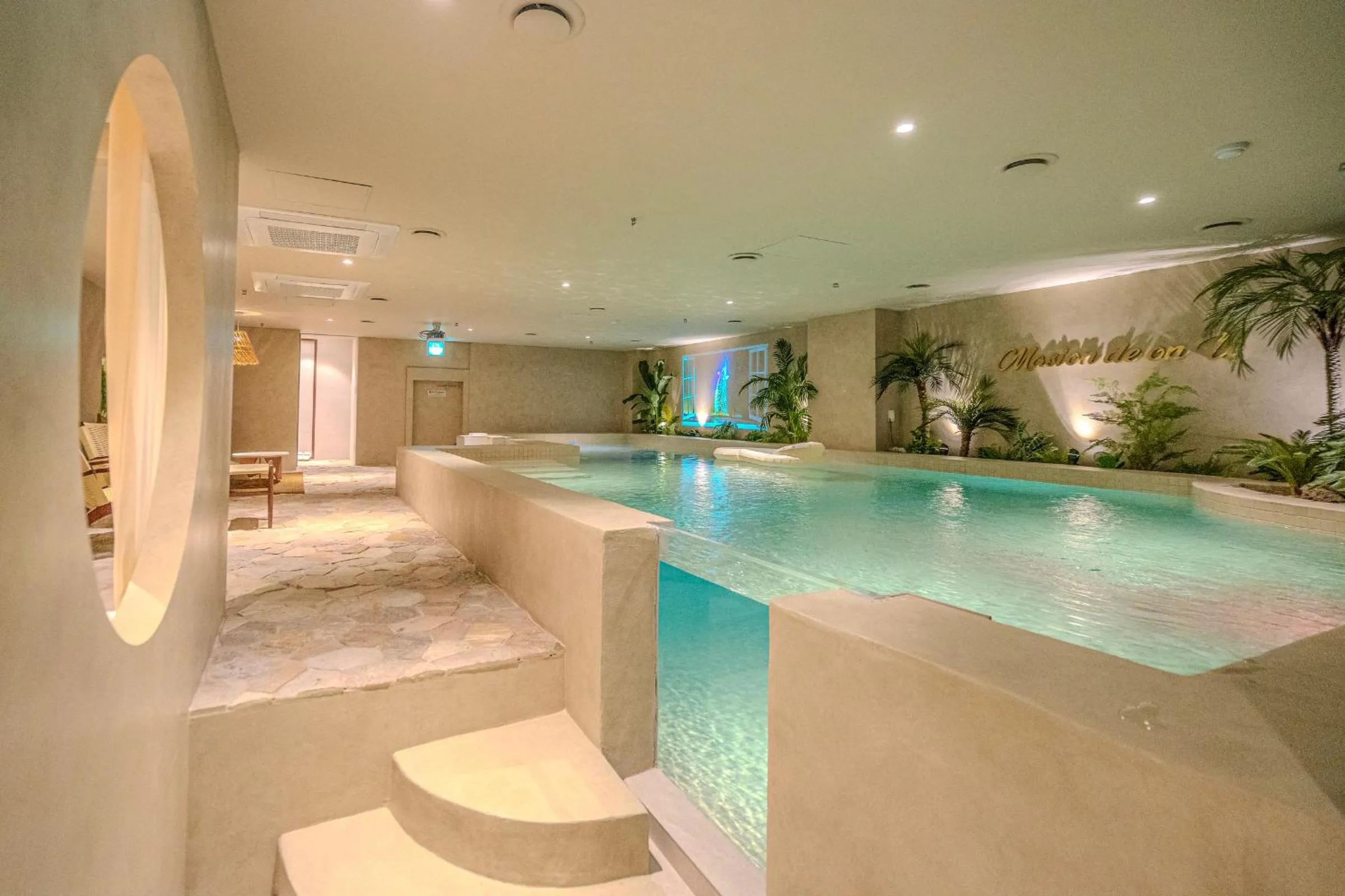 Swimming pool in Maison de Onu Gwangju Cheomdan