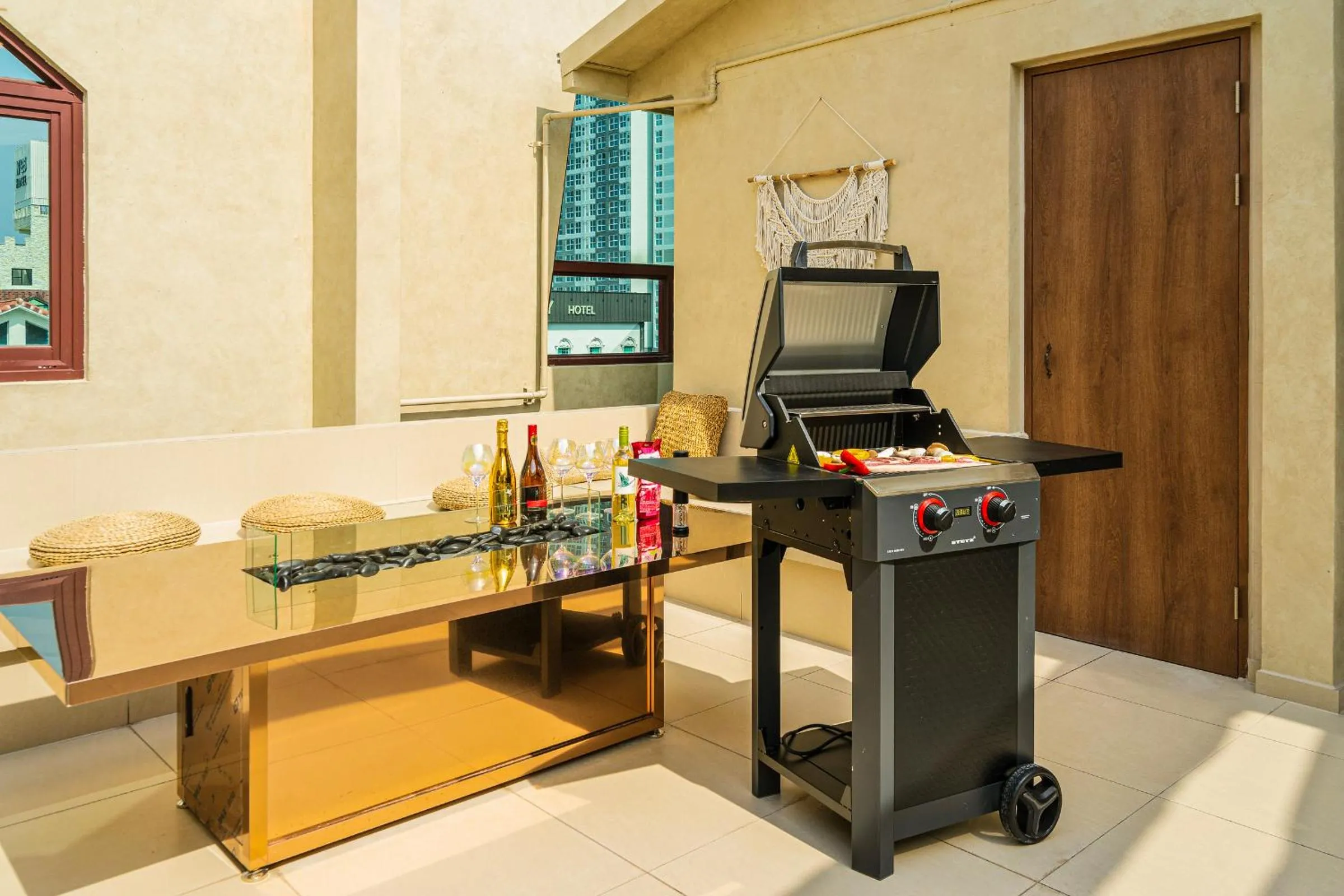 BBQ facilities in Maison de Onu Gwangju Cheomdan