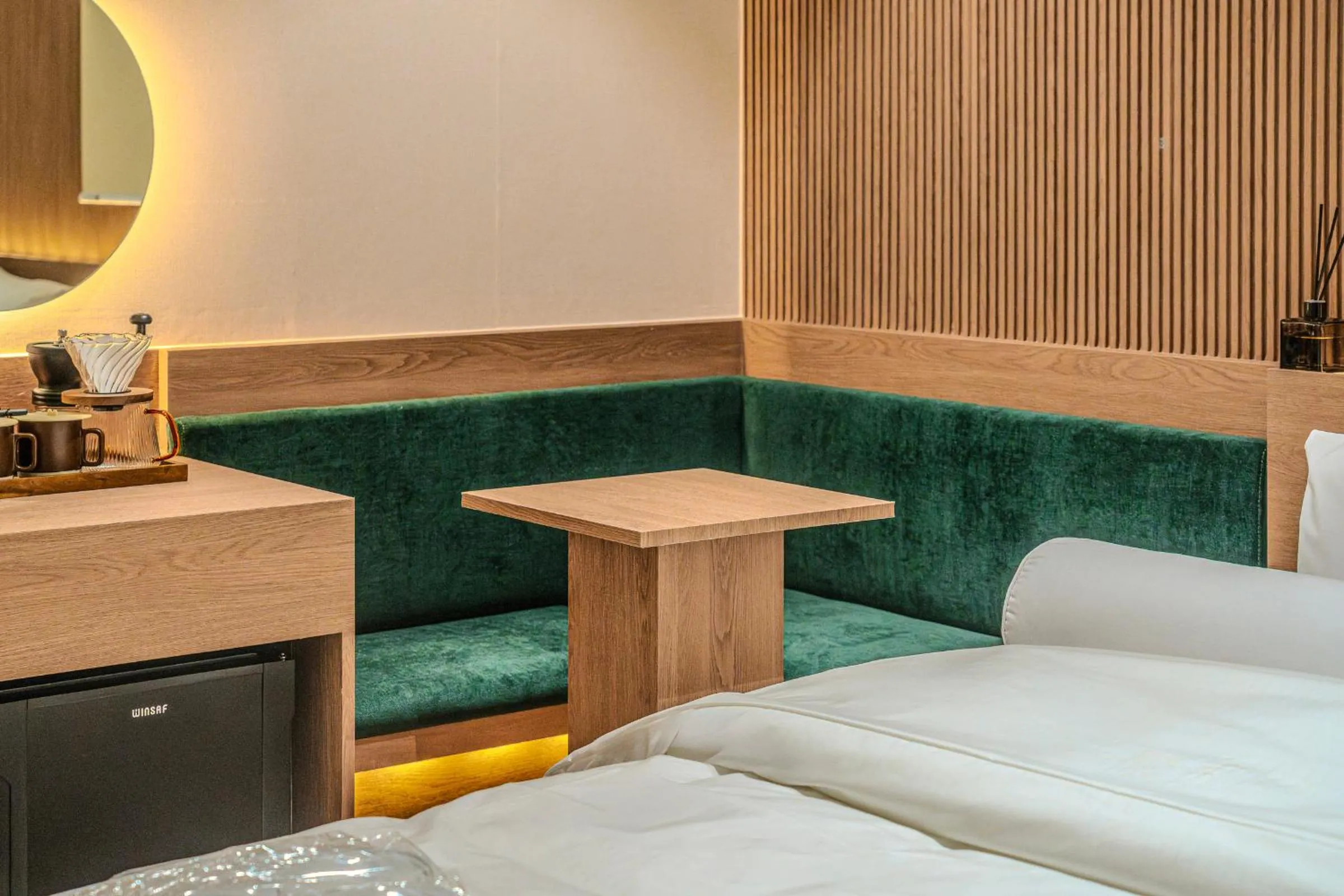 Bedroom, Bed in Maison de Onu Gwangju Cheomdan