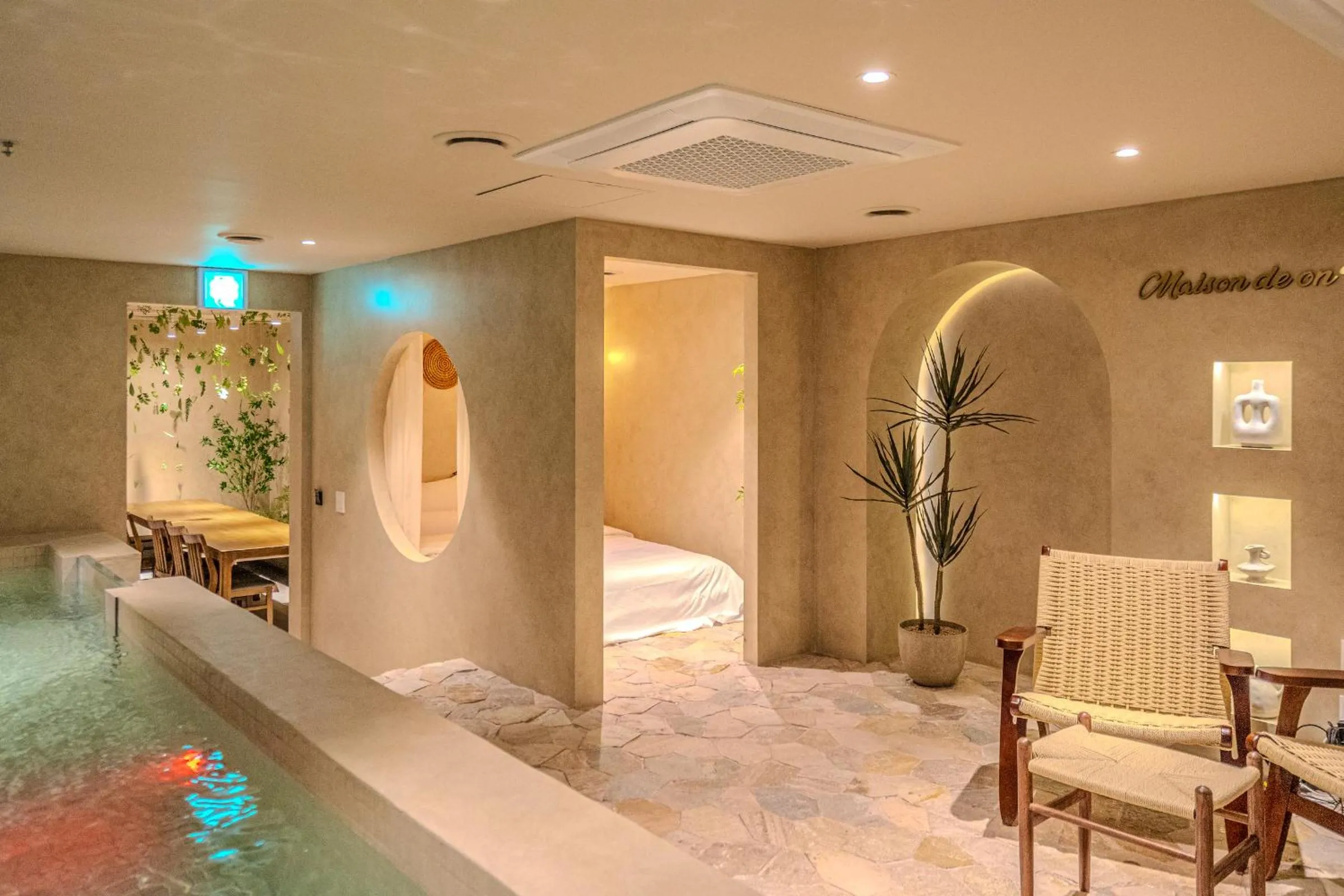 Pool view in Maison de Onu Gwangju Cheomdan