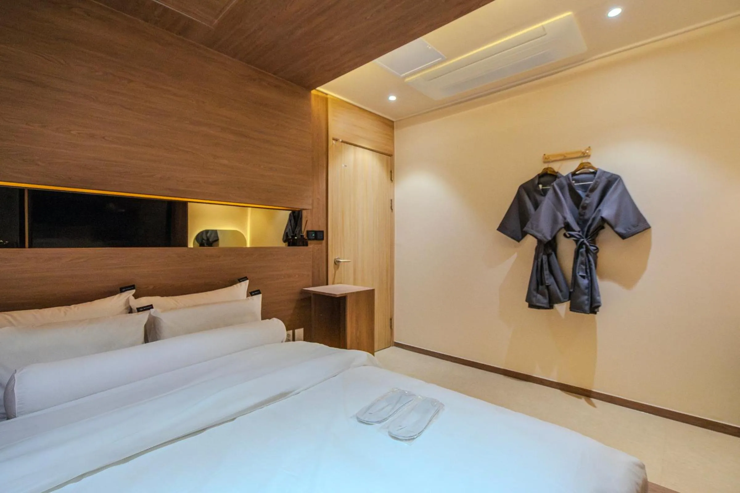Bed in Maison de Onu Gwangju Cheomdan